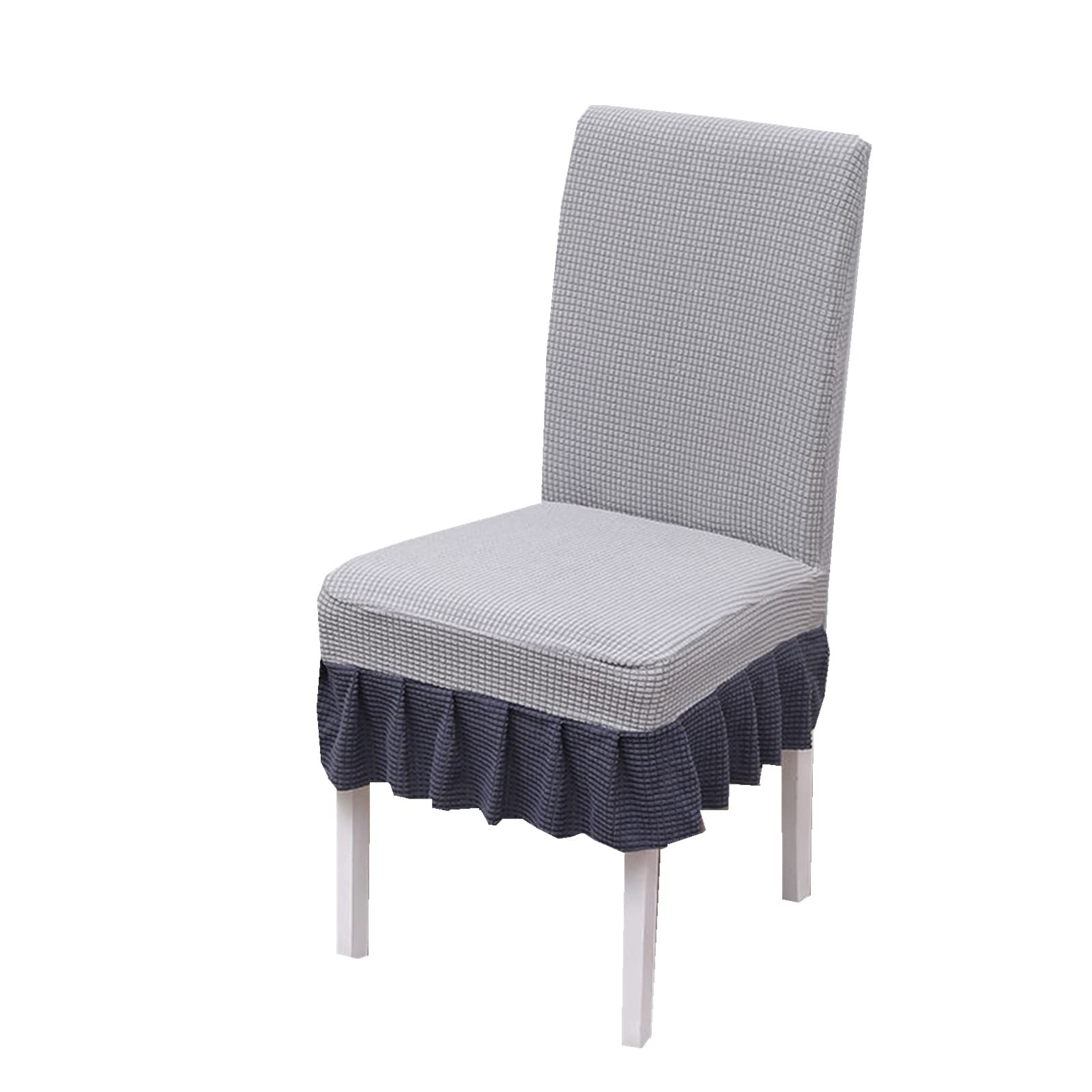 XELORY Dining Chair Covers Stretch, polyester Chair Covers Jacquard Anti-Dust universal Durable Removable for dining rooms and living rooms for banquets -N-set of 4