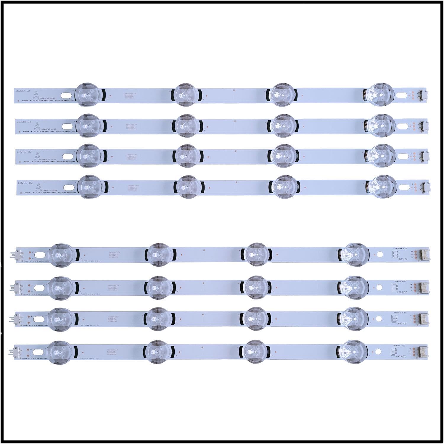 Striscia Di Retroilluminazione A LED Per TX-48CXW404 48 Ao2usb TX48CX400B Muslimexayp VES480QNSS-3D-U01 Muslimate - Foto 7