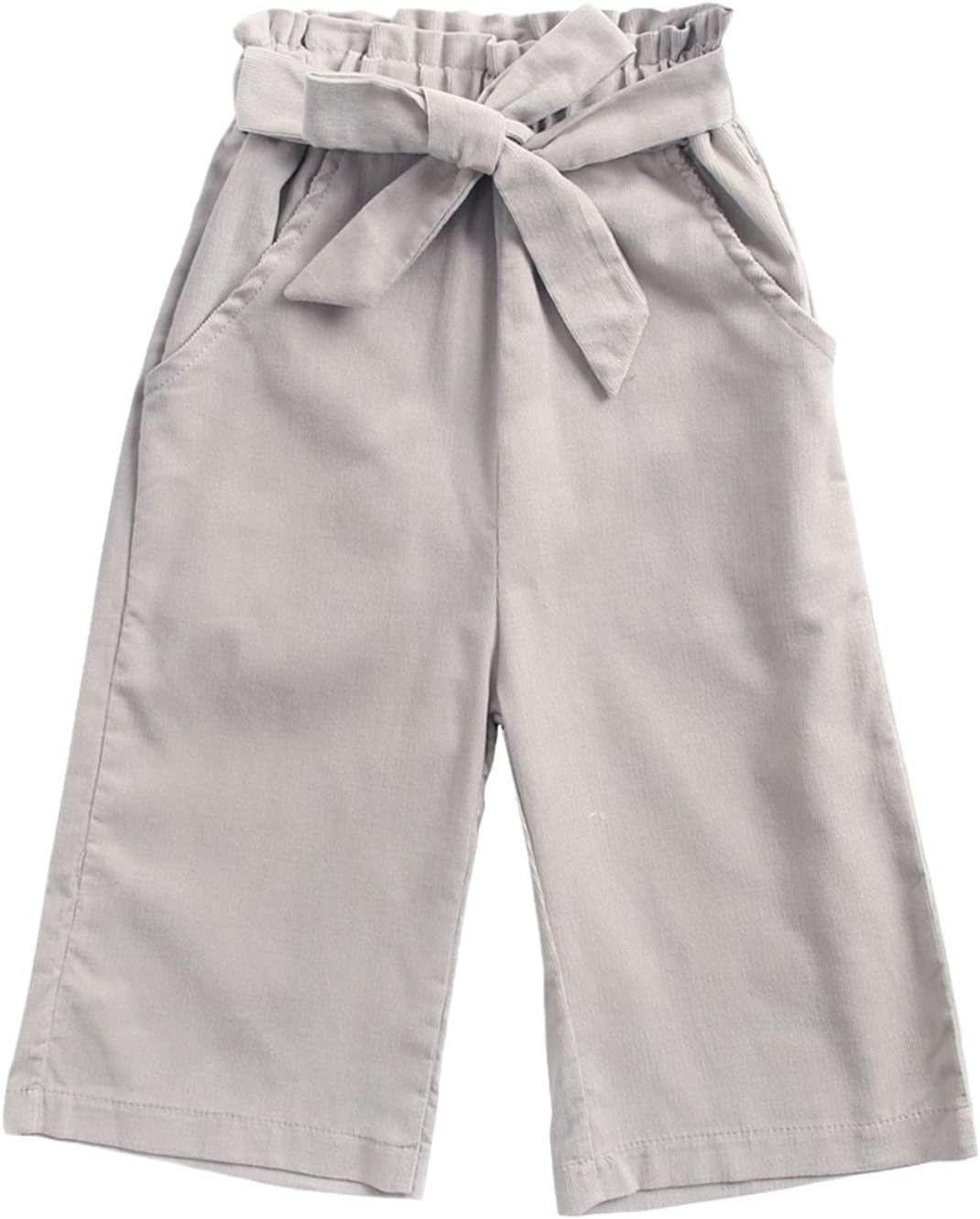 Fashion Girls Cotton Long Pants Toddler Infant Trousers Little Kids Casual Pants