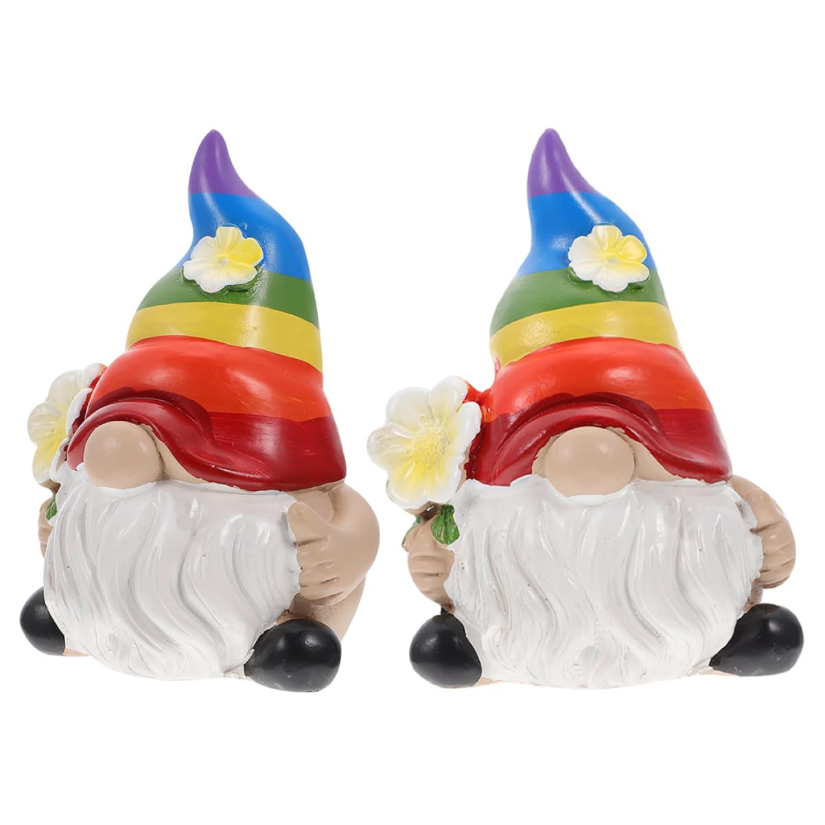 BESTonZON 5 Sätze Garten Dekoration Lustige GNOME Figuren Resin Für Garten Terrasse Und Innenräume Geschenkidee Für Gartenliebhaber Und Freunde 2 Stück * 5