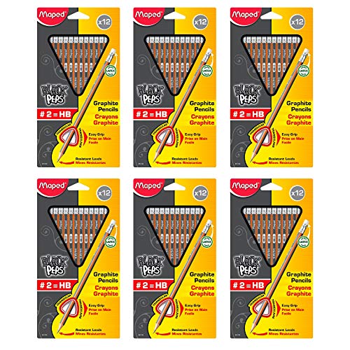 6 Paquetes de 12 Lápices Preafilados #2 miniatura 1