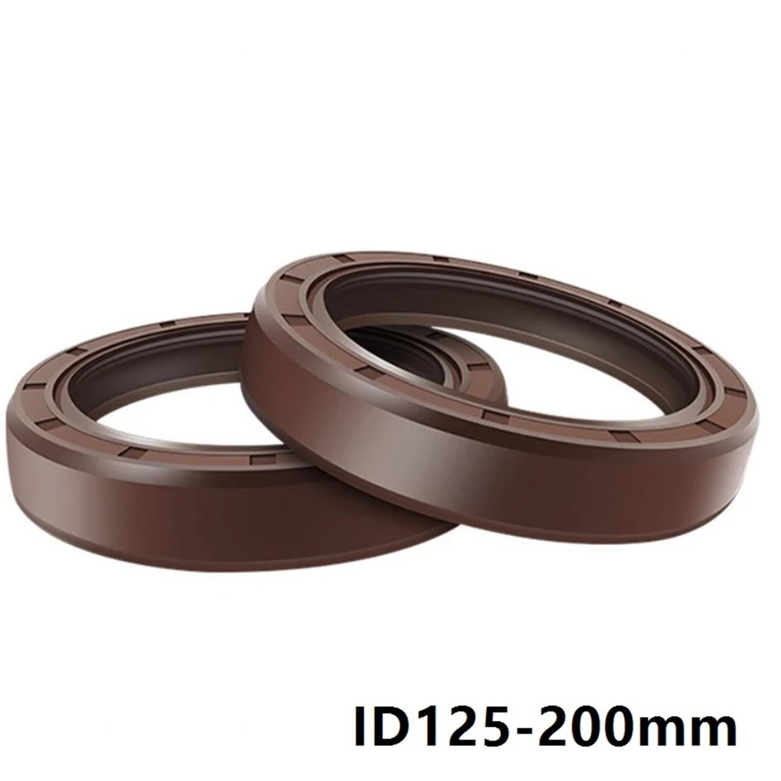 Uszczelka olejowa z kauczuku fluorowego - trwała, szczelna uszczelka (ID 125 mm do 200 mm, OD 150 mm do 240 mm, grubość 10 mm do 20 mm) - 1 szt.(125x150x14)