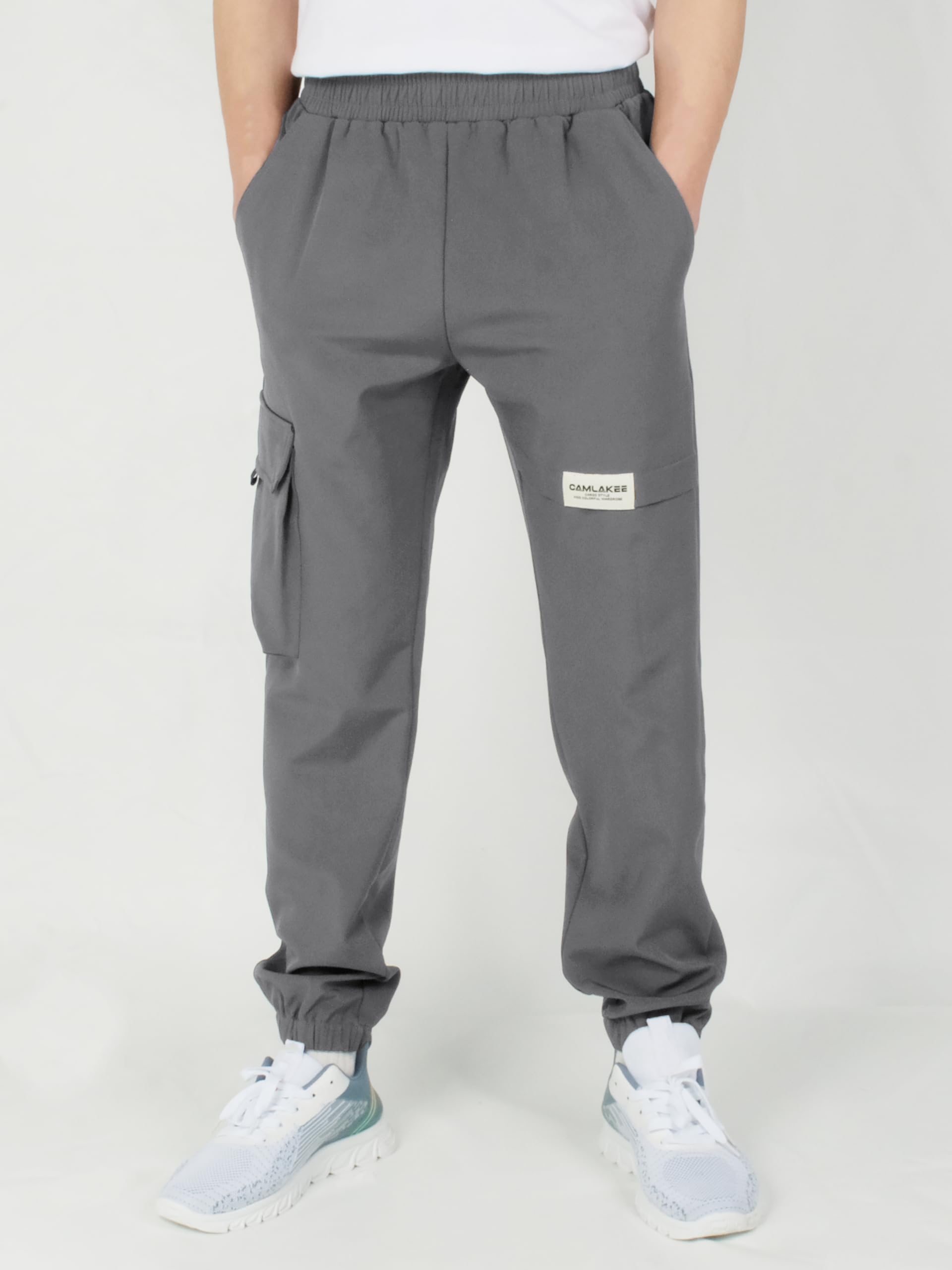 CAMLAKEE Wanderhose Kinder Wasserdicht Trekkinghose Jungen Outdoor Hosen Jungs Cargohose