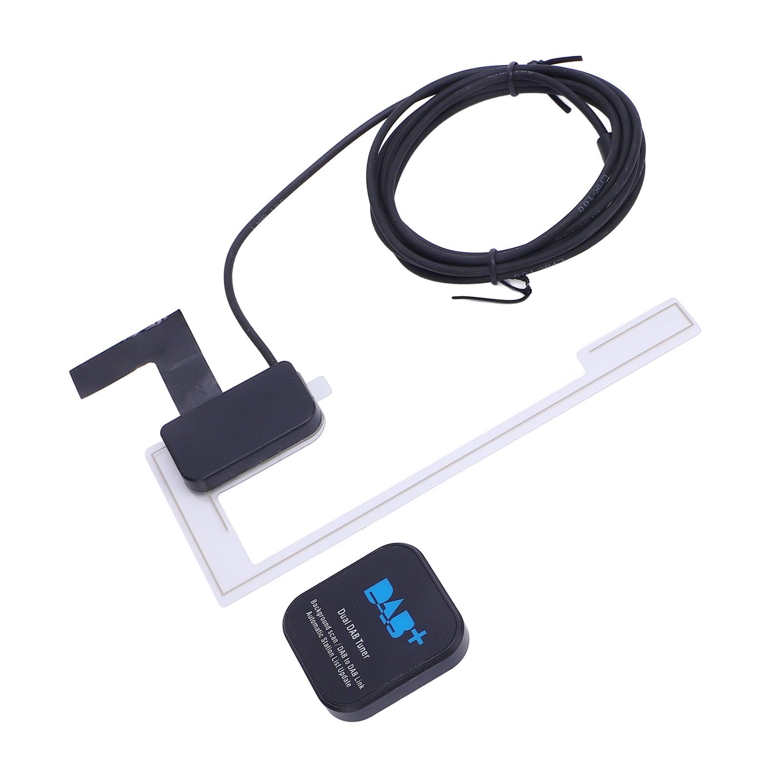 Annadue Receptor de Radio Dab para Automóvil, Actualización Automática de Estaciones Caja Dab de Transmisión Digital, Adaptador USB con Antena, Sintonizador de Radio para Estéreo