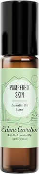 Edens Garden Pampered Skin Essential Oil Roll-On Blend- 100% Pure Premium Grade, Natural, Therapeutic, Aromatherapy, Kid & Skin Safe, The Best for Body, Face, Wellness Pre-Diluted 10 ml .33 fl oz