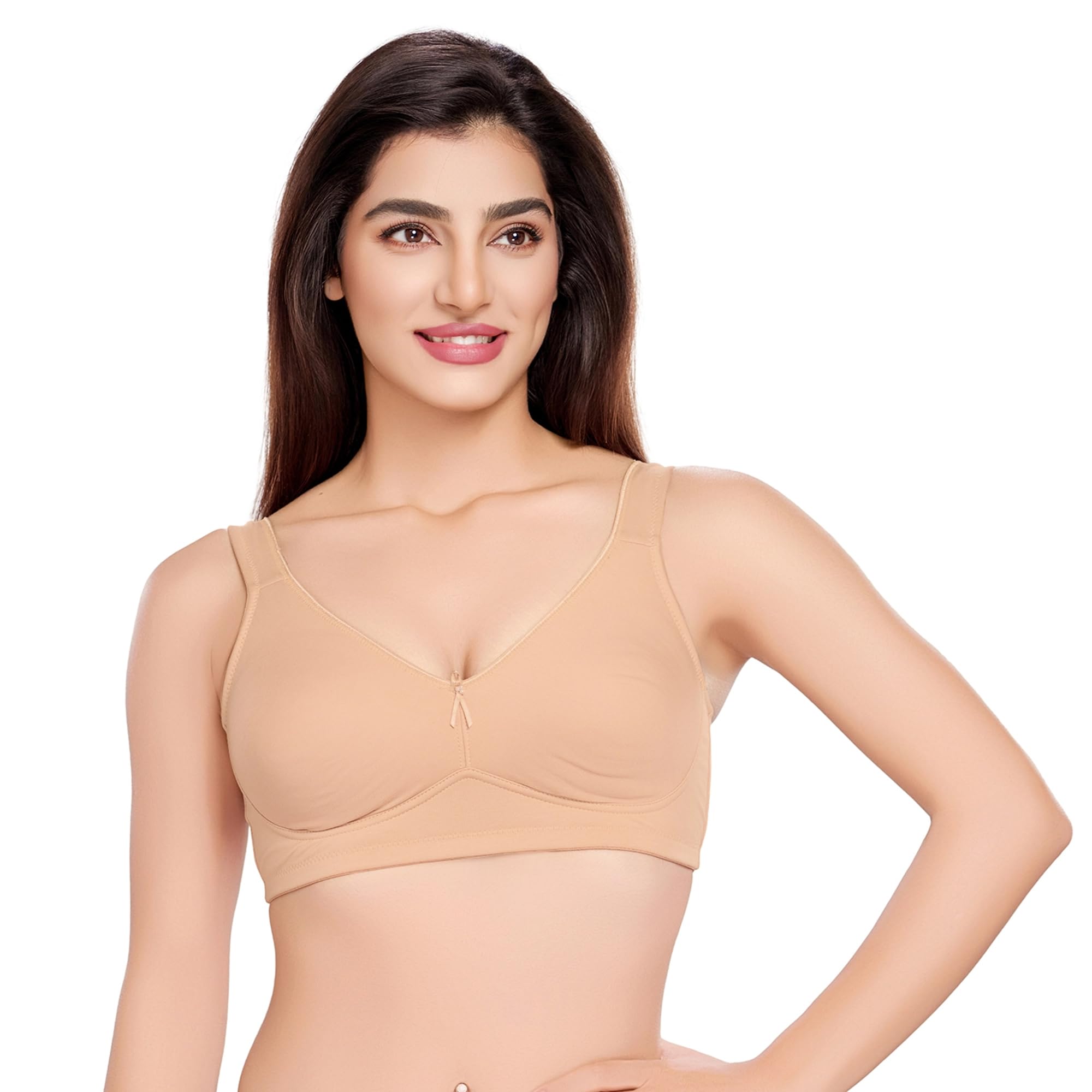 juliet Women's Non Padded Solid Minimizer Bra Grey Rose-picture-38