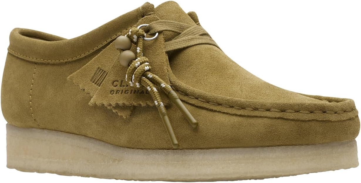 olive green wallabees