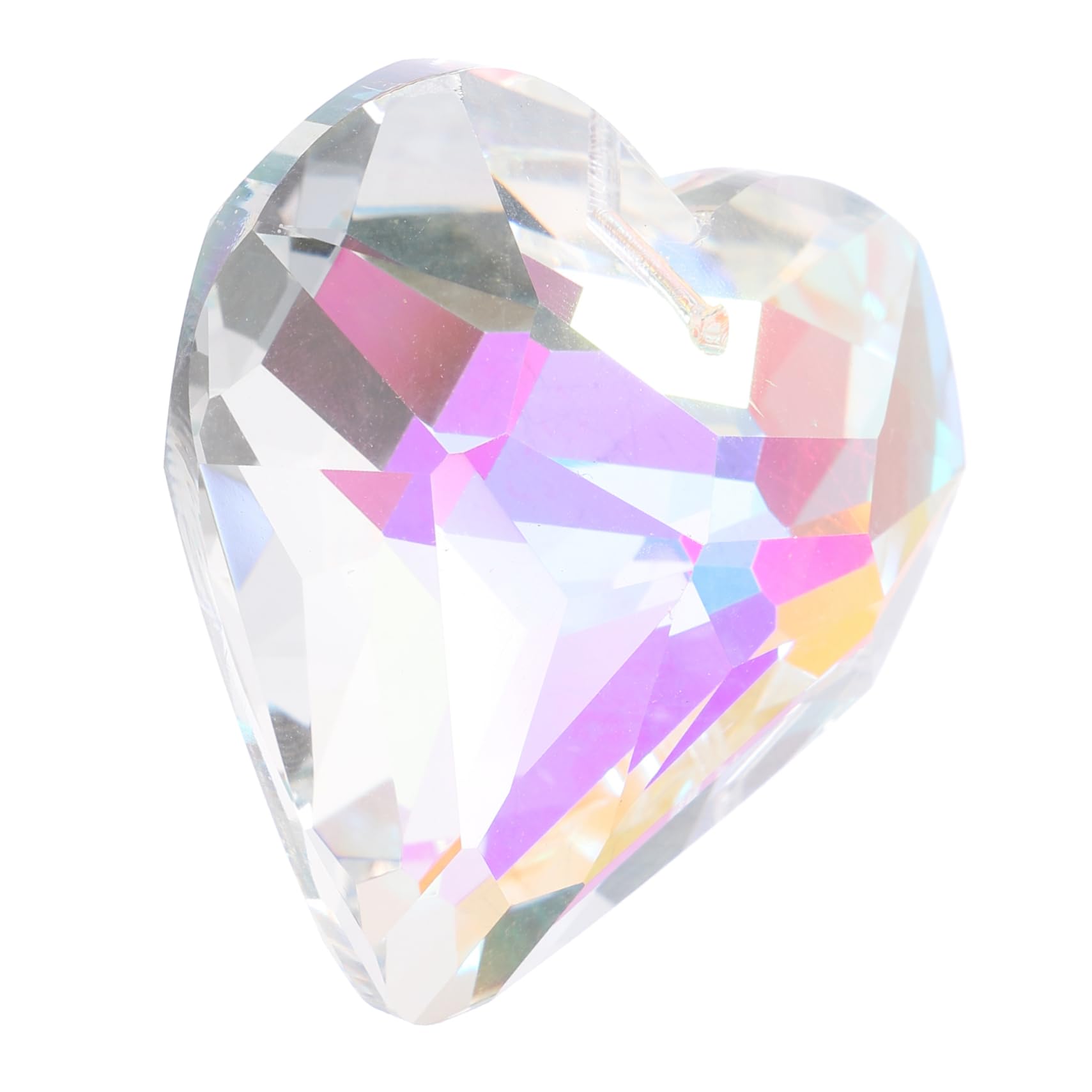 Toddmomy 5pezzi Ciondolo Cuore Trasparente Per Decorazioni Da Appendere Casa Prismi Decorativi Leggeri Per Feste e Occasioni Speciali