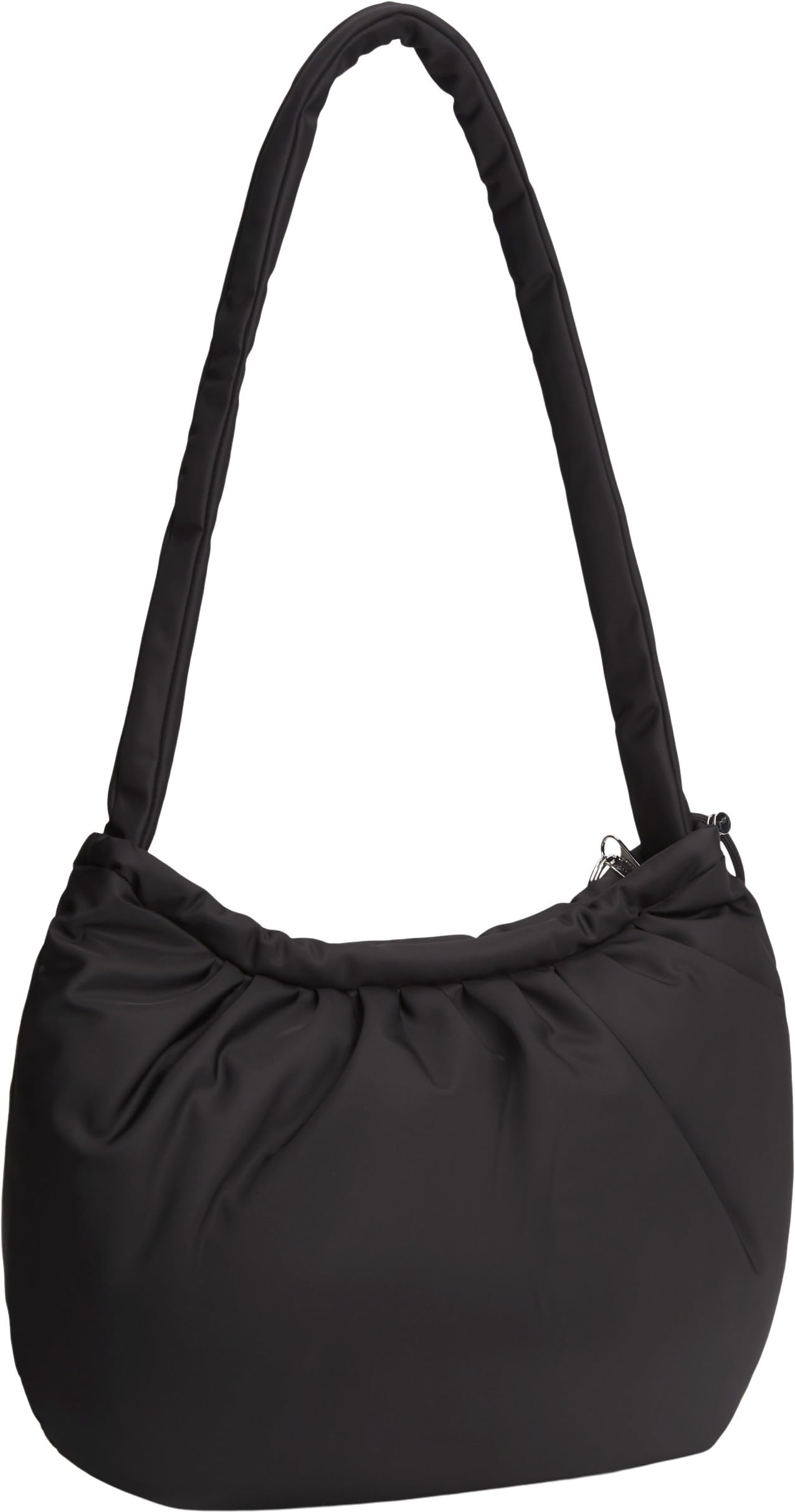 Tommy Jeans Damen Hobo Bag Tasche Icon Charms mit Anhänger, Schwarz (Black), Einheitsgröße