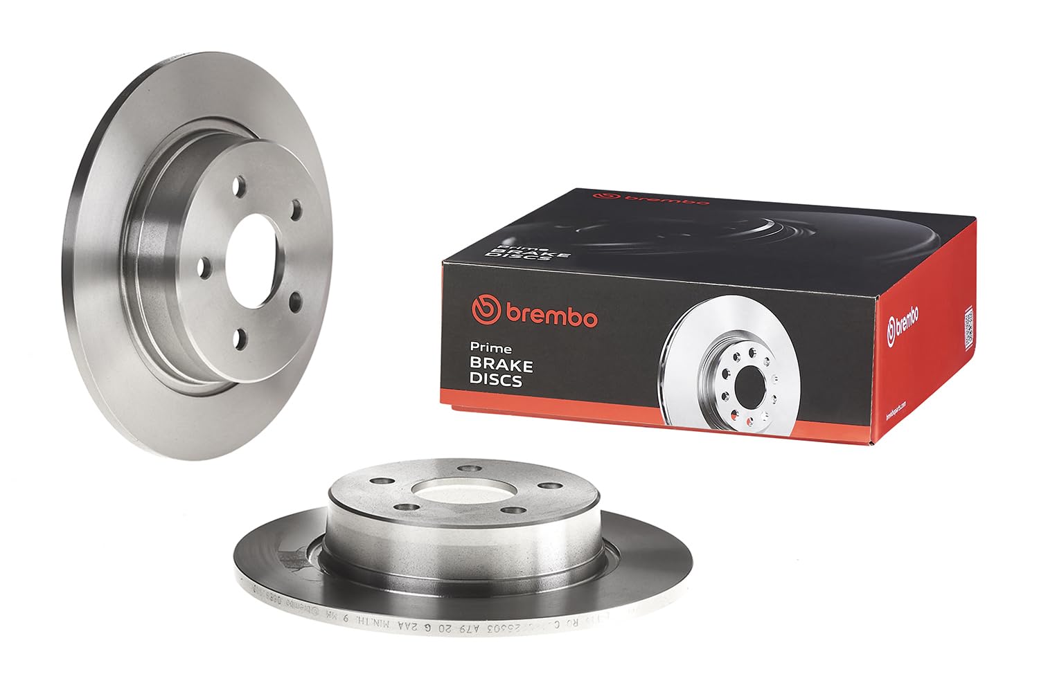 Brembo 08.B601.10 - Disque de Frein Arrière - Jeu de 2 disques