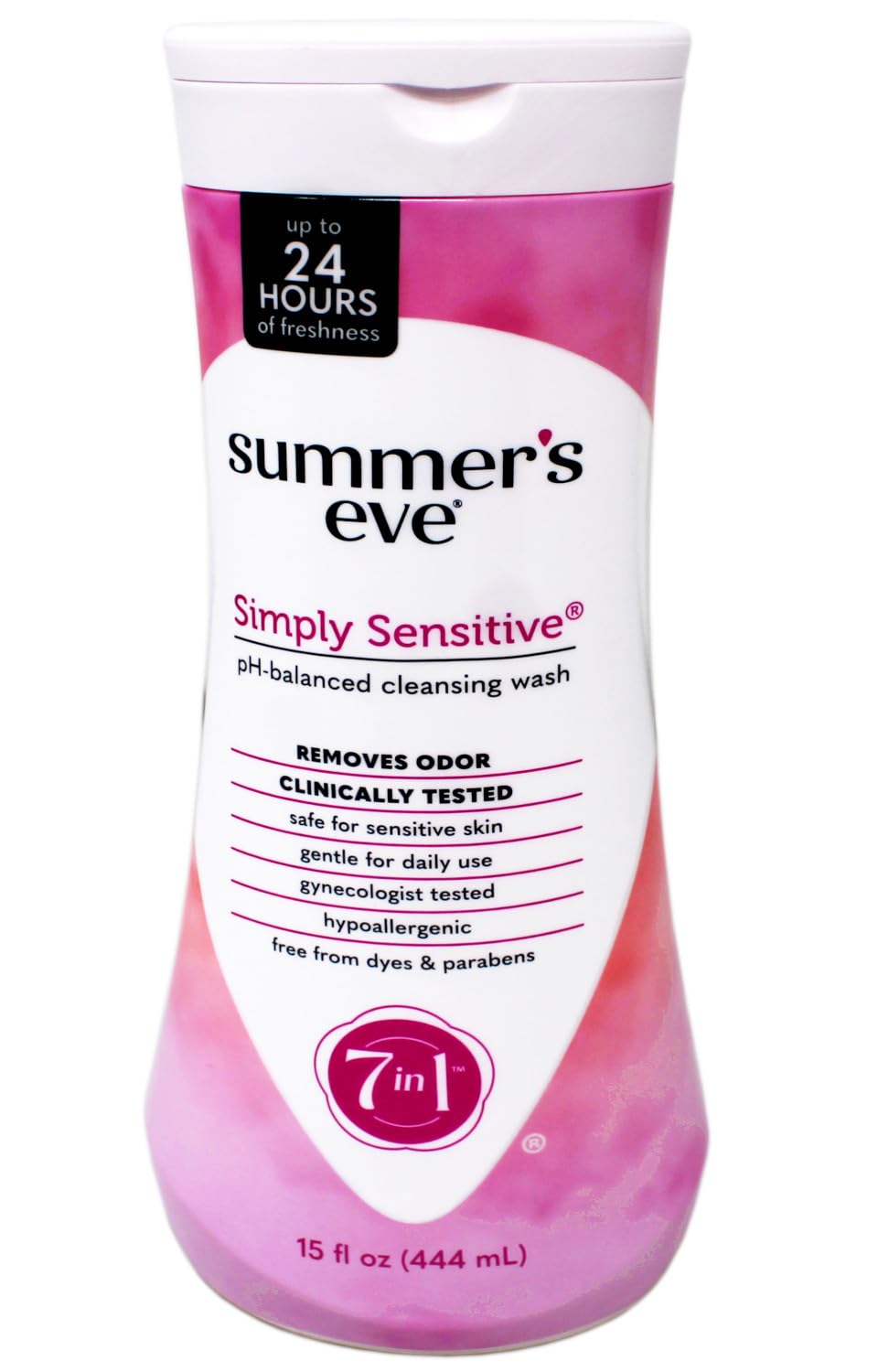 Summers Eve Feminine Wash Sensitive Skin 15 Ounce Pack of 7