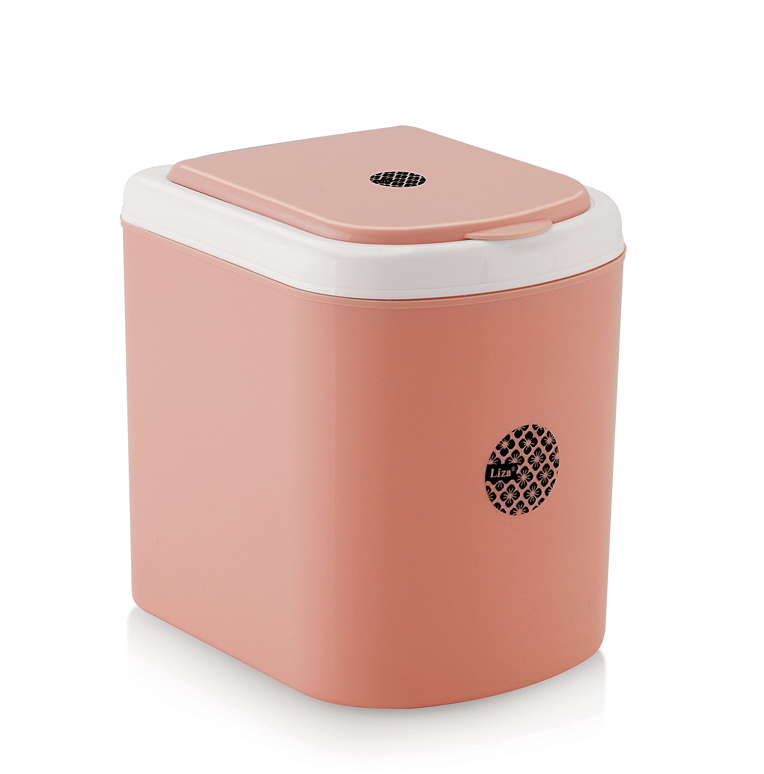 Nabhya Mini Waste Bin Disposal Dustbin Wooden Finished Dustbin for Car Office Desk and Home Use (Pink) (B09NC4LKZV) Amazon Price History, Amazon Price Tracker