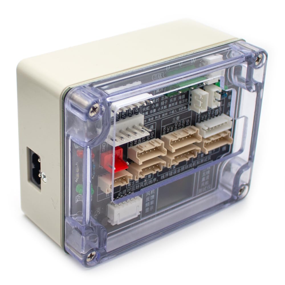 Tester per Motore Ventola CC a 3/5 Fili per Condizionatori d'Aria, Protezione da Cortocircuito, Regolazione della Velocità per Diagnostica Motore HVAC