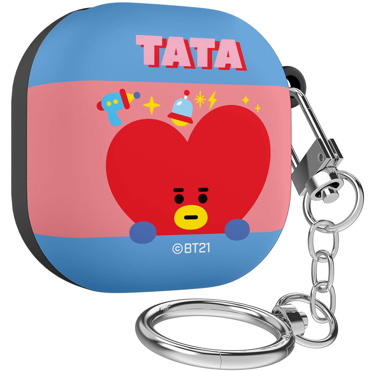 BT21Official Merchandise for Galaxy Buds 2 Pro Case (2022) / Galaxy Buds 2 Case (2021) / Galaxy Buds Pro Case (2021) / Galaxy Buds Live Case (2020) - TATA