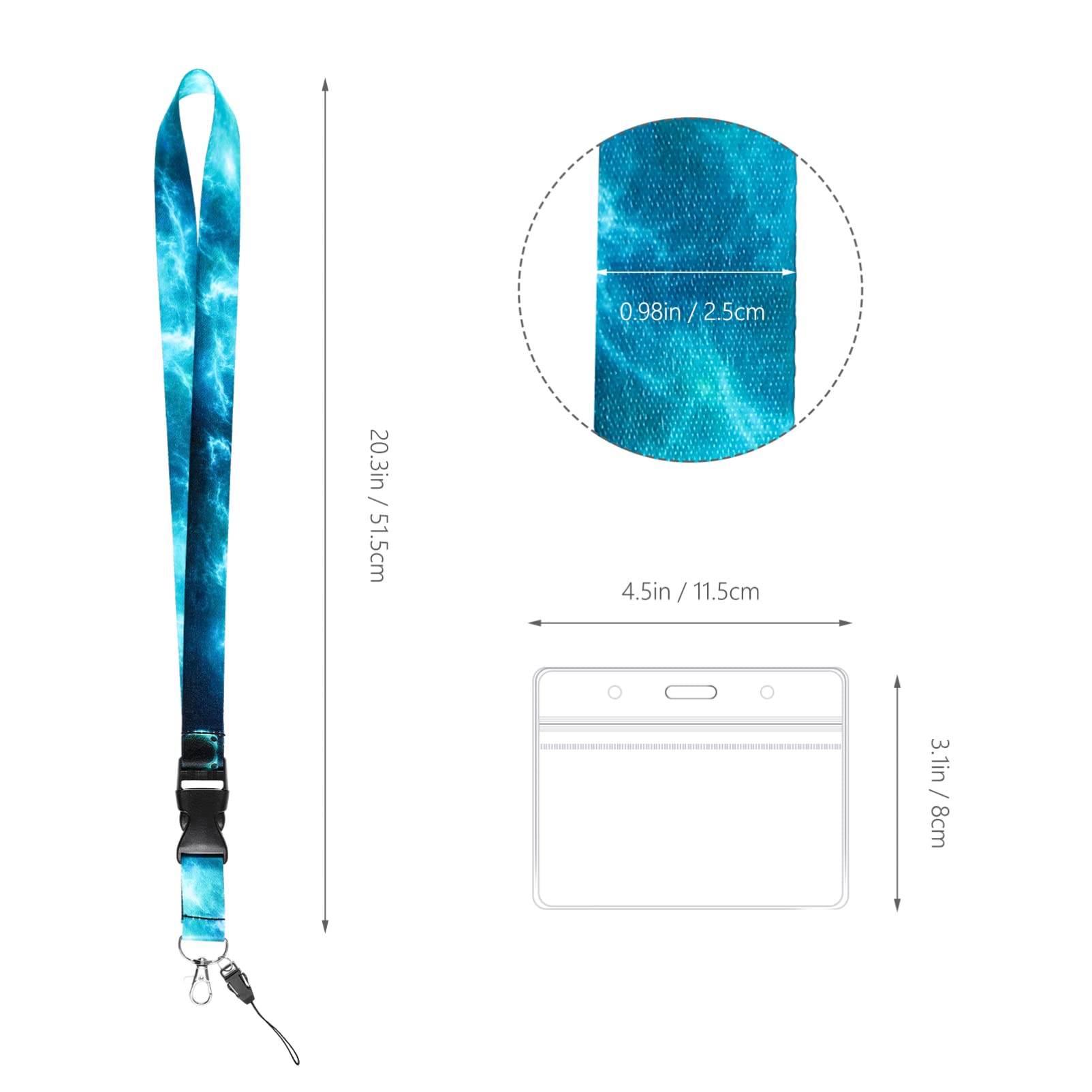 Operitacx 8 Sätze Telefon Lanyard Mit Ausweishalter Langes Telefonseil Telefon-umhängeband Kamera-lanyard Schlüsselband Abnehmbares Telefon-lanyard Tragbares Telefonband Telefonzubehör