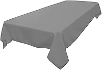 Vista 163 de LA Linen - Mantel rectangular de popelina de poliéster