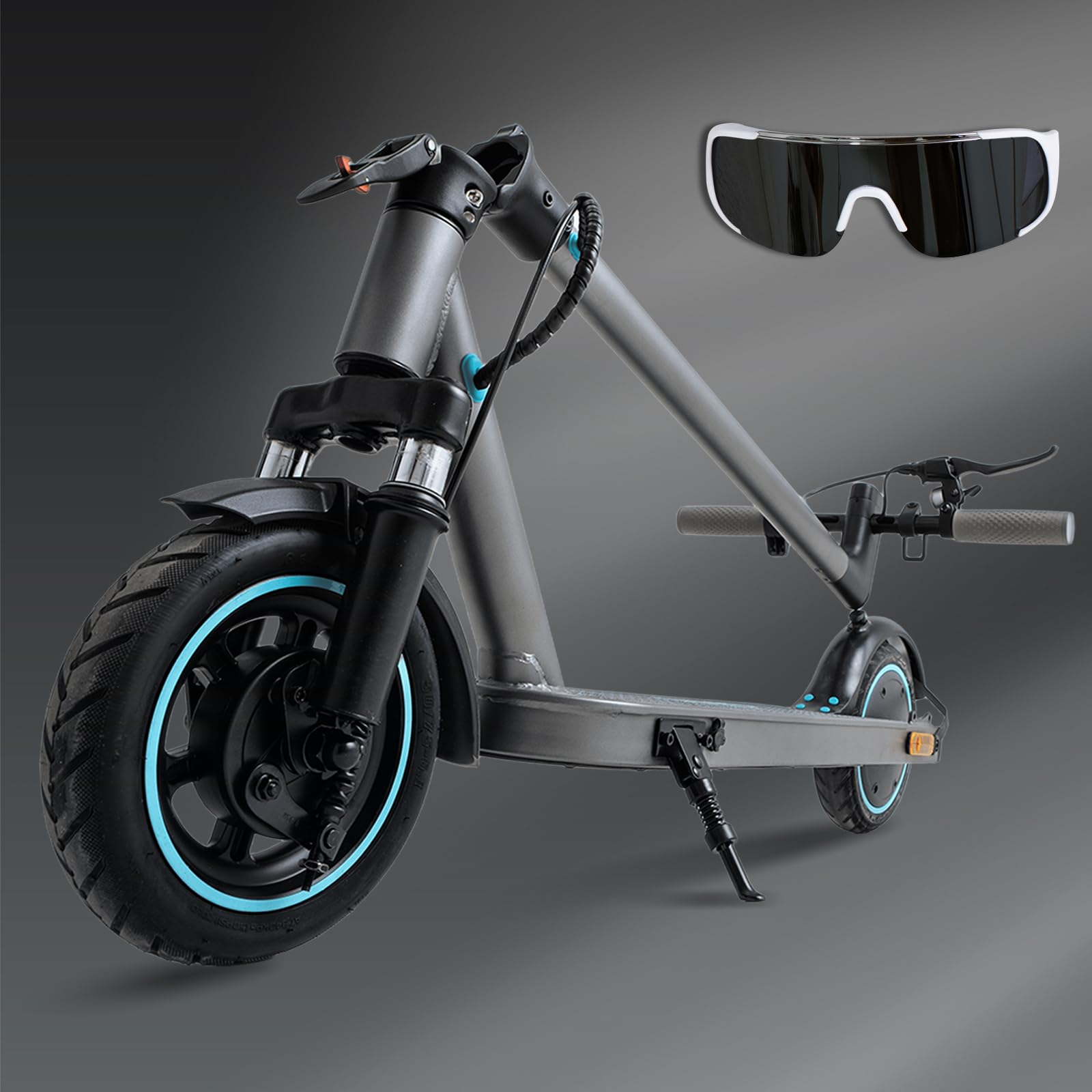 E-Scooter 500W Peak Motor,19MPH/19-28mi Range, 8.5