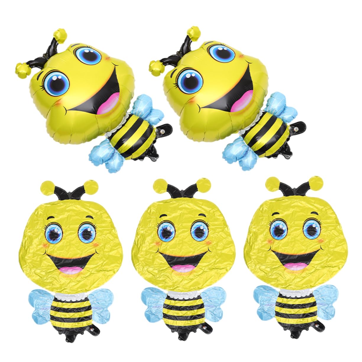ifundom 25piezas Globos De Abeja Grande De Metalizado De Animales Para Decoración De Fiestas y Cumpleaños Tema De Insectos Adorables y Resistentes