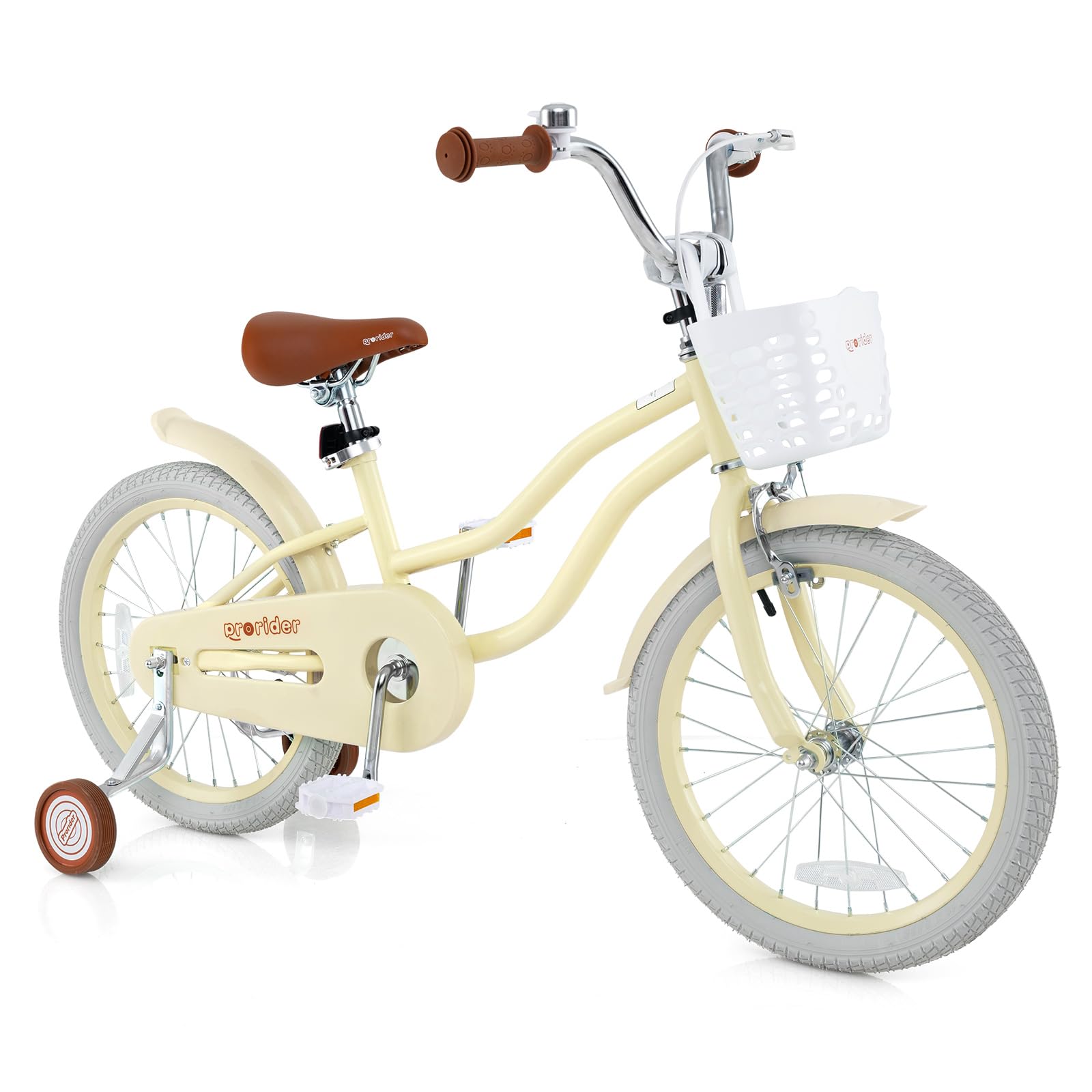 BABY JOY Kids Bike, 12 14 16 18 20 Inch Boys Girls Bike w/Removable Basket