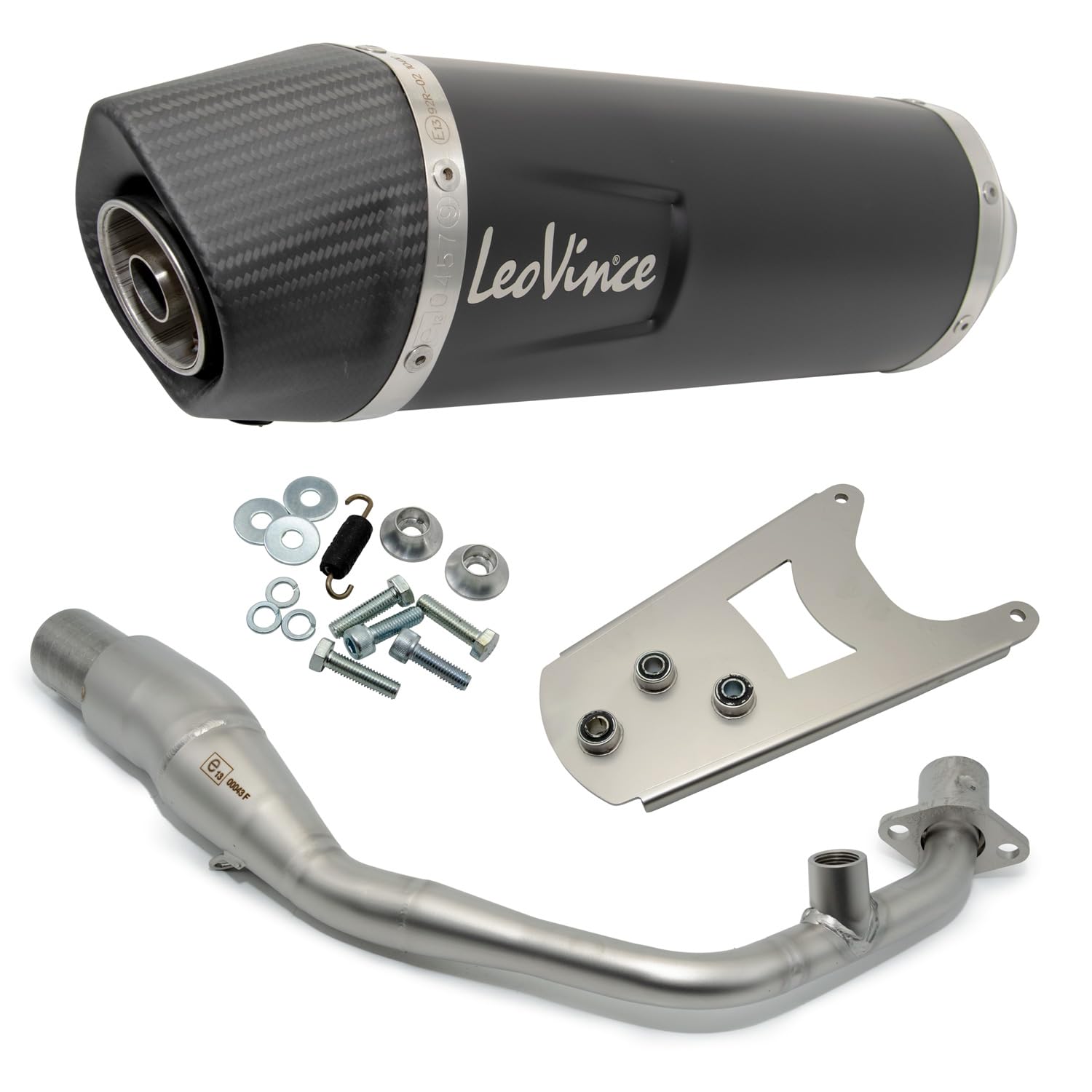 LEOVINCE SBK NERO 1/1 PIAGGIO VESPA PRIMAVERA/SPRINT 125 iGet ABS INOX with catalyst