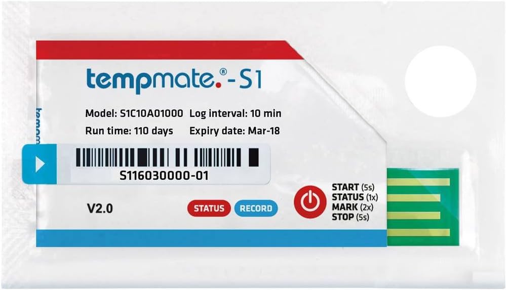 Temperature Datalogger Tempmate S1 -30 upto 70oC
