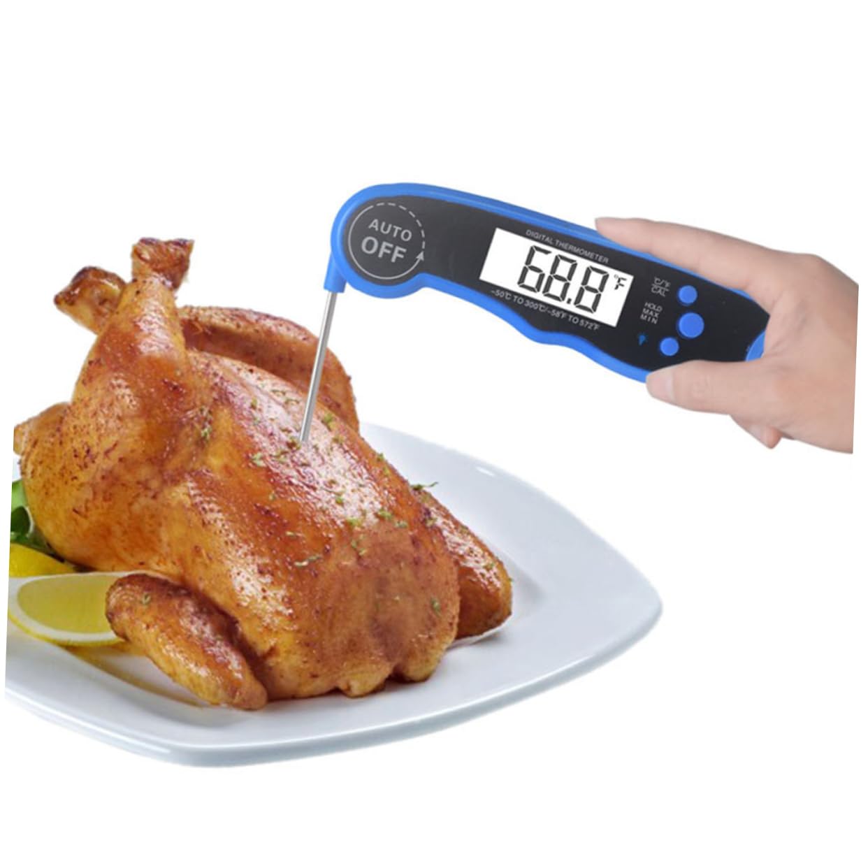 Alipis 2 Pz Termometro Impermeabile Cottura Al Forno Cibo Carne Senza Fili Termometro Per Alimenti Indicatore Della Temperatura Del Barbecue Cucinando Per Cucinare Di Sonda La Carne