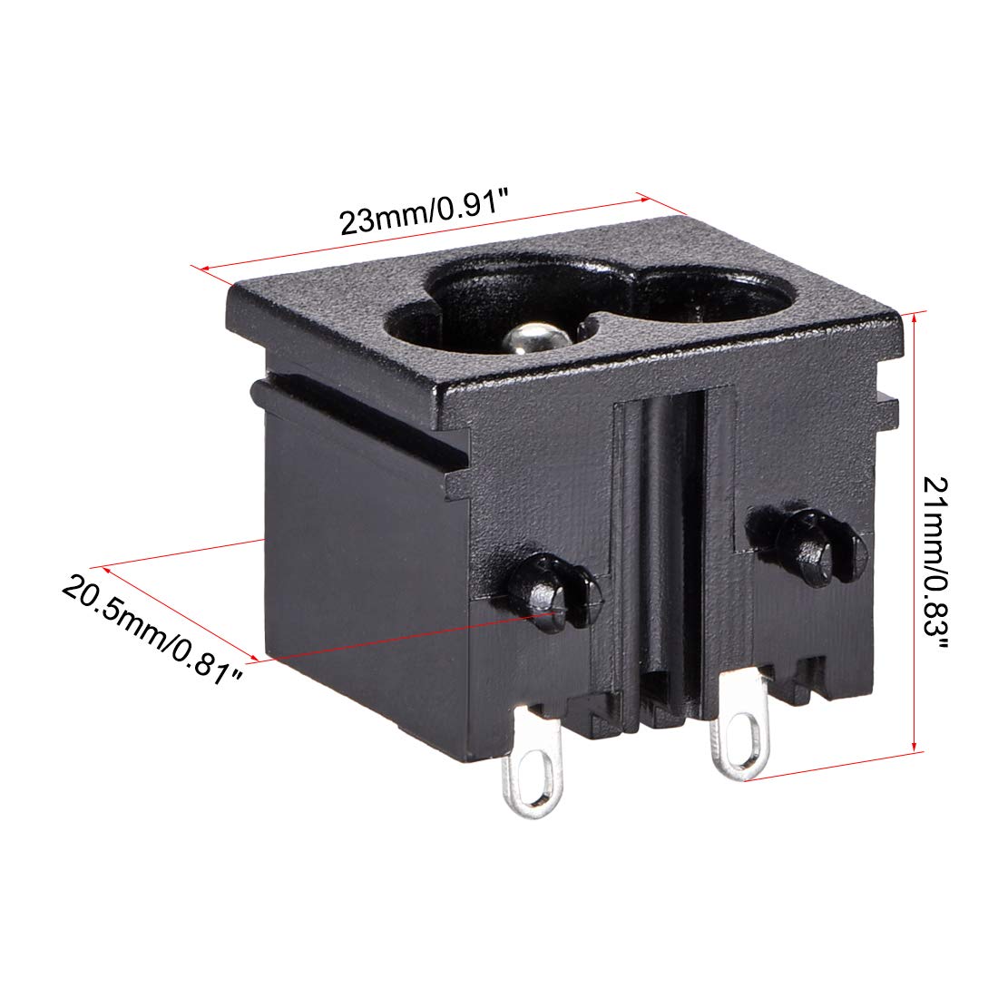 AC 250V 5A Inlet Module C13 Panel Mount Plug Adapter 250V AC 10A 3Pins ...