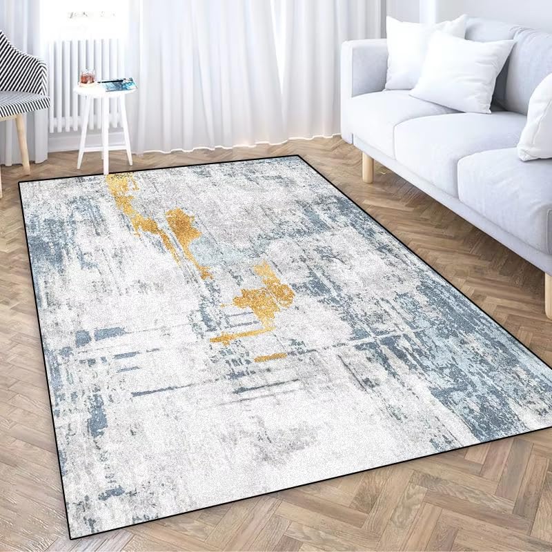 Alfombras modernas para sala de estar de 60 x 120 cm decorativas y antideslizantes
