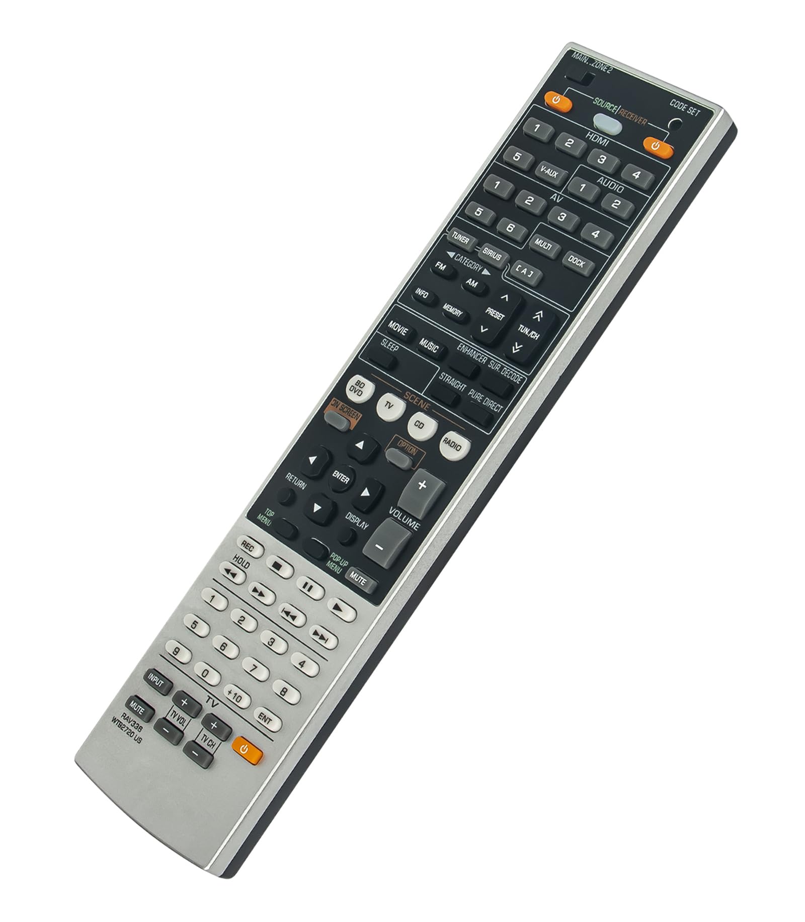 Amazon.com: RAV336 WT92720US Replace Remote Control fit for Yamaha