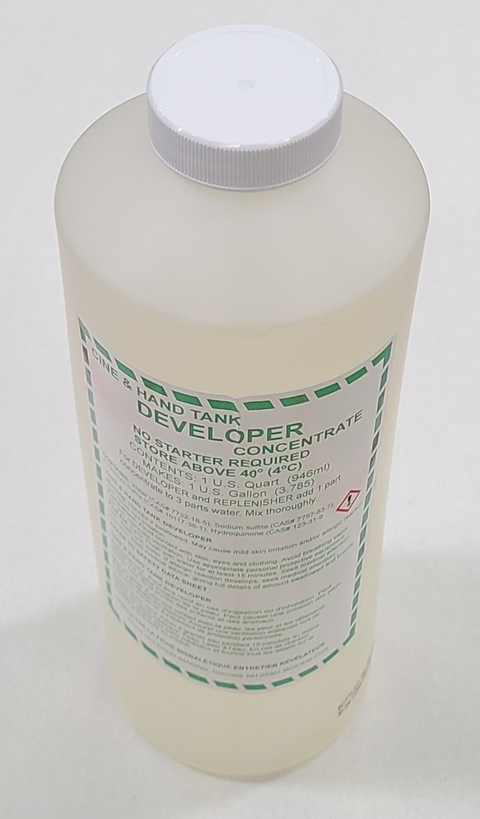 CMS X-Ray Manual Process Cine & Hand Tank Developer Replenisher Concentrate 1 Quart (1Qt) Xray