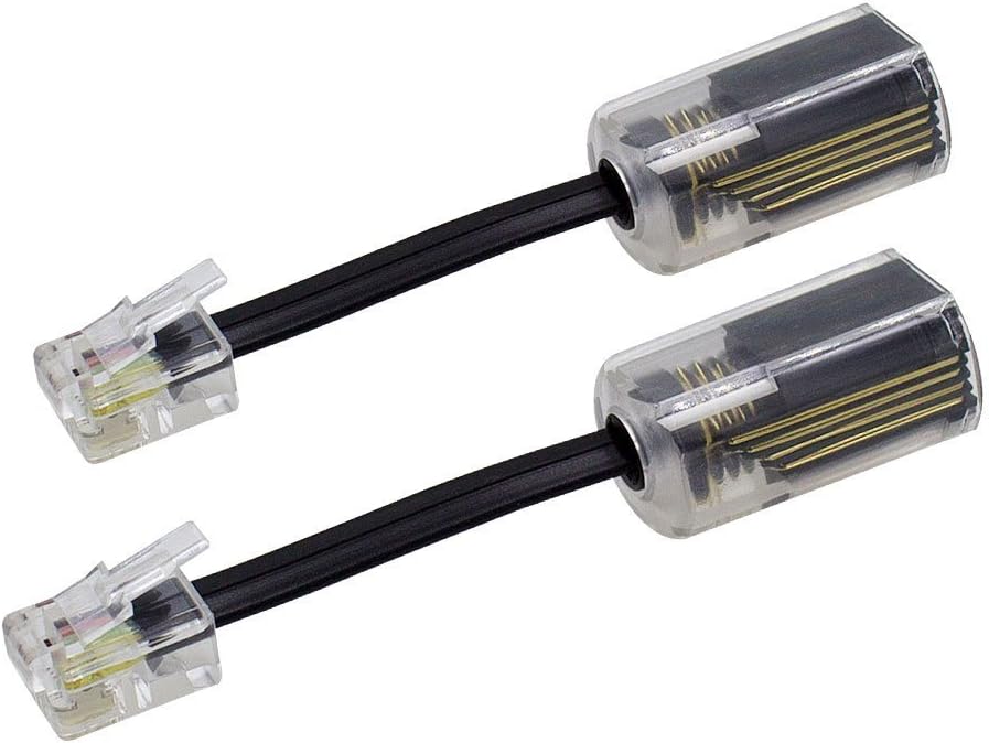 [TelePhone Cord Detangler] SINCODA 2 Pcs 360° Telephone