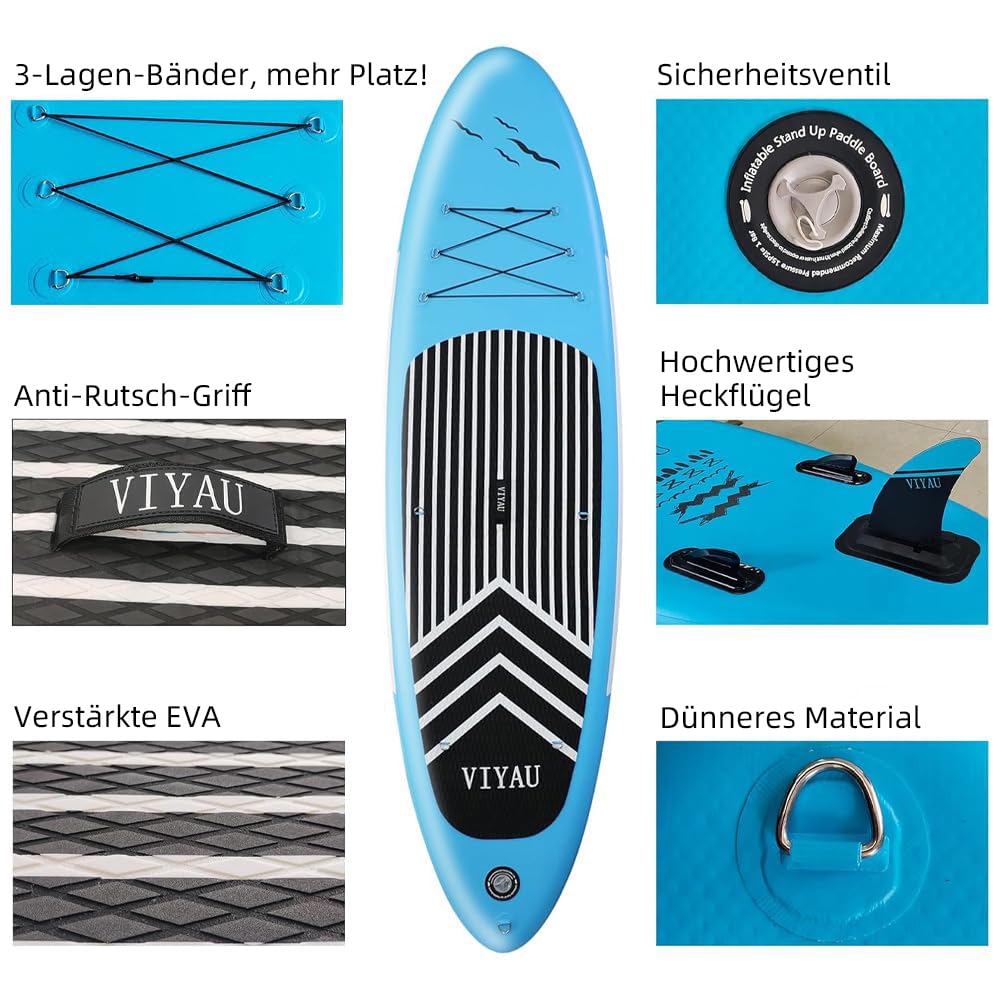 Paddelhalter Fürs Stand-Up-Paddling – Rutschfester Griff, Universell Für SUP-Boards