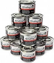 Chafing Fuel Gel, Ethanol Based, 3.5 Hour Burn Time, 12 Pack