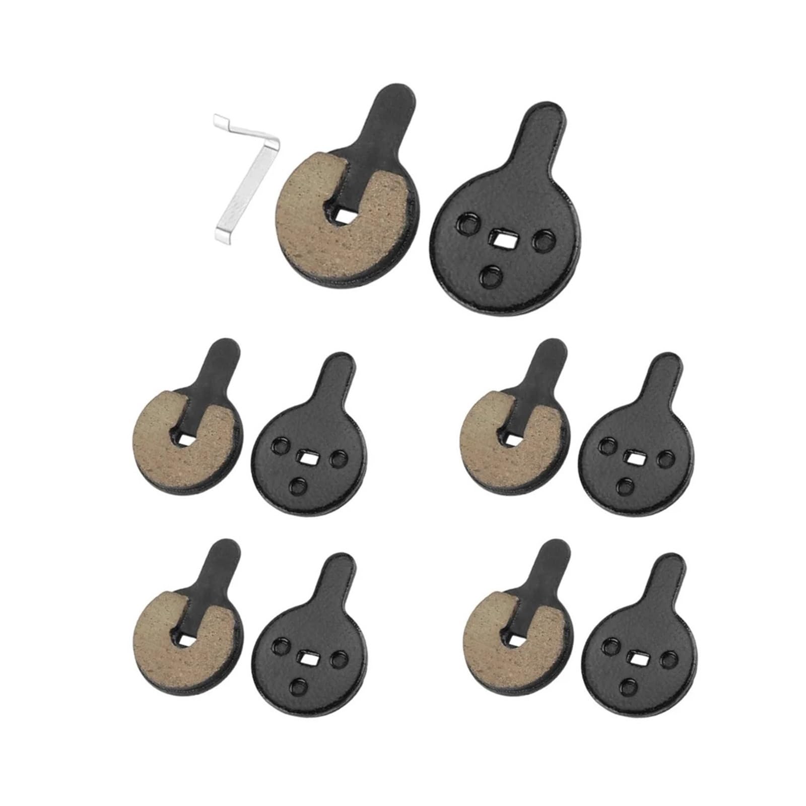 Plaquettes de Frein Semi-métalliques compatibles avec Kukirin G2 Pro G2 Max Scooter électrique VTT Plaquettes de Frein à Disque pièces de Plaquettes de Frein à Disque universelles