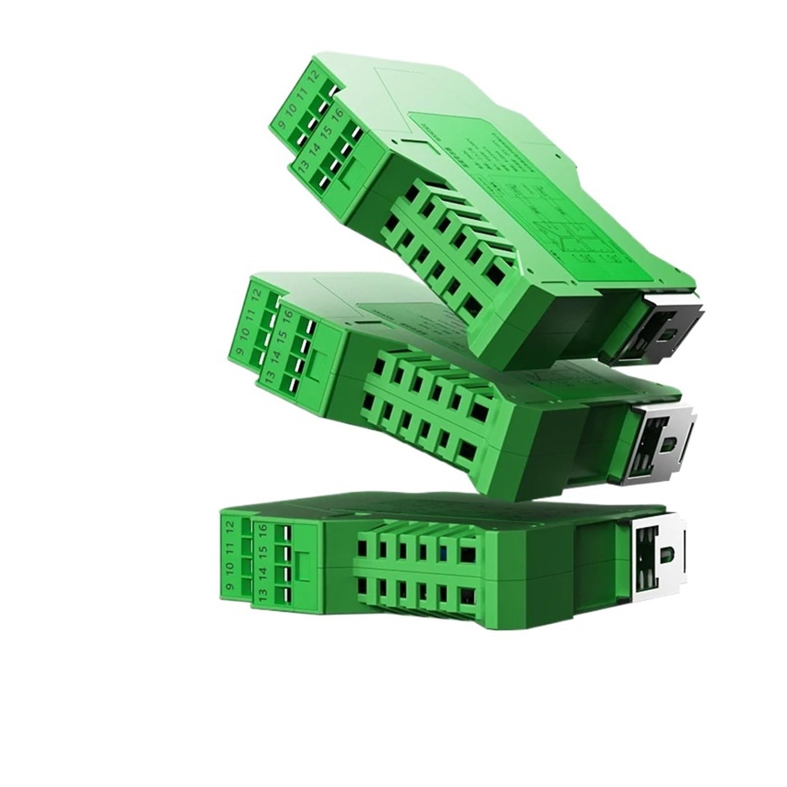 1 trasmettitore di temperatura PT100 0-100℃ 0-200℃ RTD PT1000 convertitore di temperatura 4-20mA 0-10V 0-5V RS485 DIN trasduttore di temperatura DC24V(2 In 2 Out,0-5V)