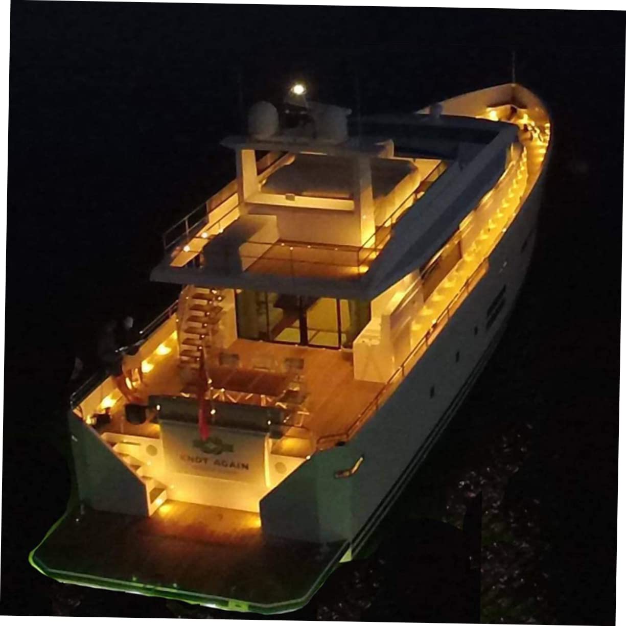 Lot De 6 Feux De Poupe LED étanches – 12V, ABS, 30 000 Heures – Pour Bateau, Kayak, Voilier – Navigation Nocturne