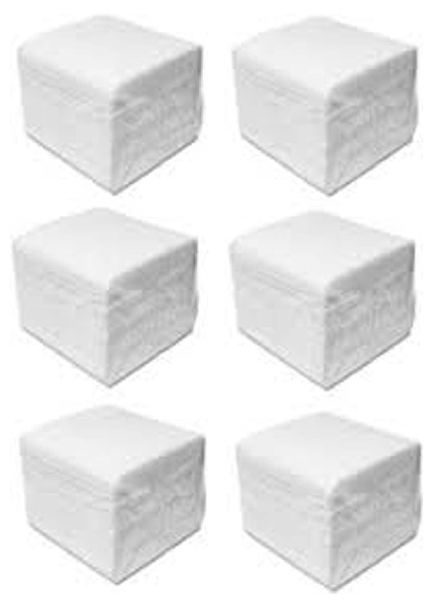 White Paper Napkins, For Dining Table Tissue Dispenser Refills, Pack of 6 (Per Pack 60g)-image-22