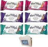 Mrs Tilly's Luxury Gourmet tablet Selection Hamper (Pack of 6 Bars) Scottish Tablets Gift Hamper Perfect Christmas