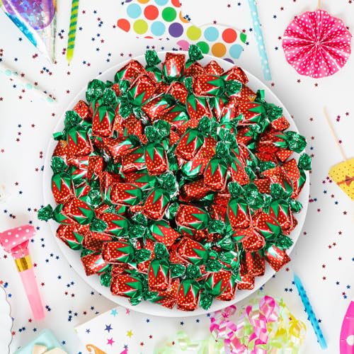 Strawberry Filled Hard Candy Bon Bons, 2 lb Bulk Individually Wrapped Candy - image 6