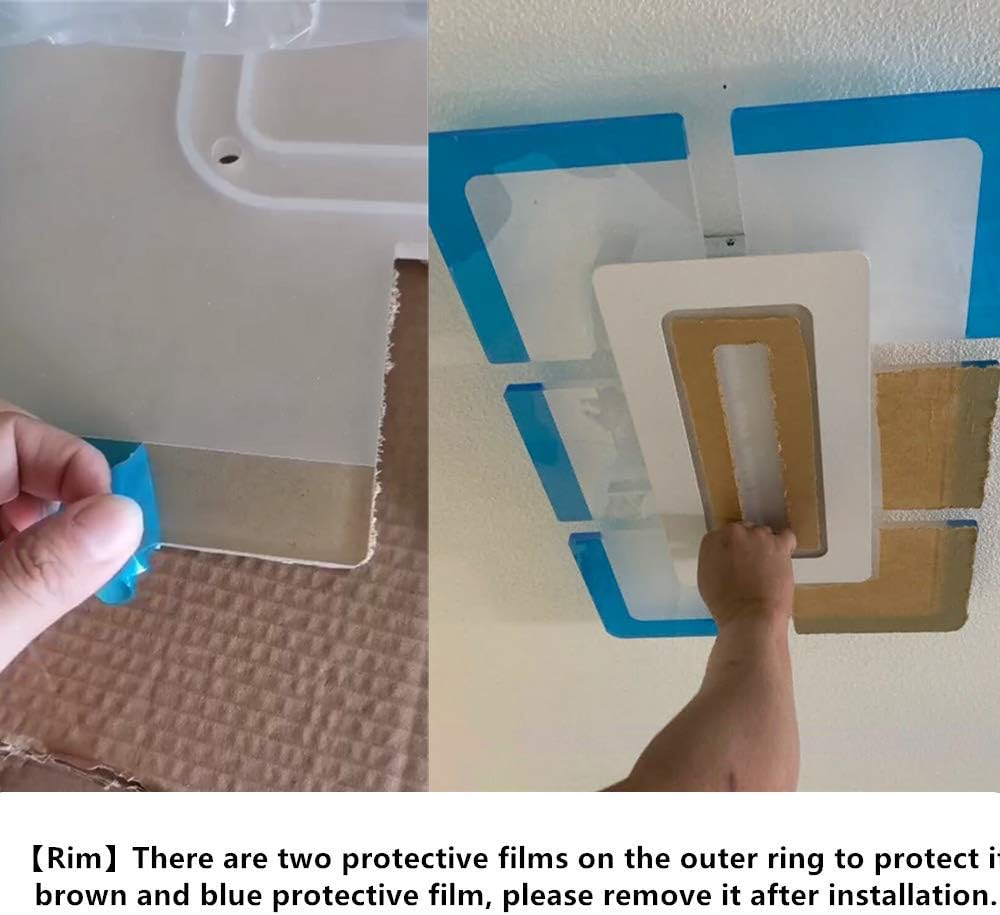 Exclusive Discount 50% Price LAKIQ Modern LED Flush Mount Lighting Fixture Nordic Ultrathin Close to Ceiling Light Indoor Square Acrylic Chandelier for Living Room Bedroom Dining Room (White Light, 16.5'') Black Friday - 50% OFF LAKIQ Modern LED Flush Mount Lighting Fixture Nordic Ultrathin Close to Ceiling Light Indoor Square Acrylic Chandelier for Living Room Bedroom Dining Room (White Light, 16.5'')