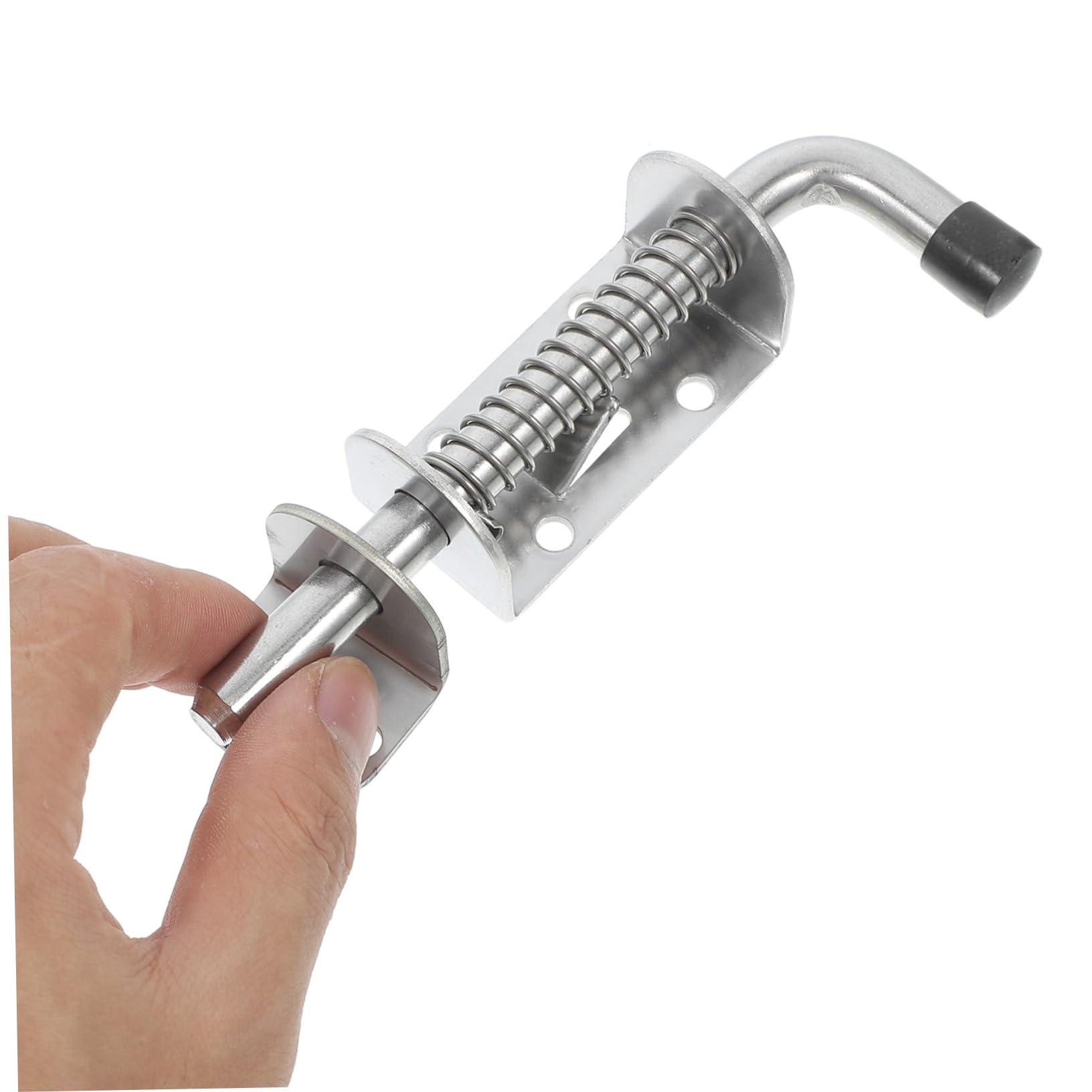 Holibanna 4 Stück Teiliges Federriegel Türschloss Diebstahlsicherer Federstift Schrankriegel für Tore Garagen Container Anhänger Vielseitig Einsetzbar Universelle Passform
