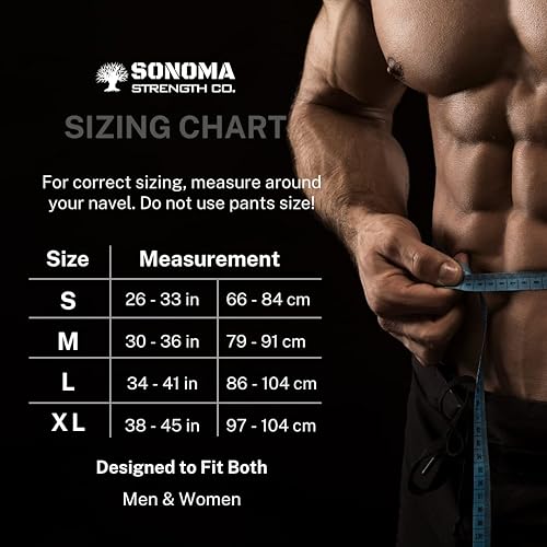 Miniatura 4 de Sonoma Strength Co - Cinturón de levantamiento de pesas con palanca de 0.394 pulgadas de grosor, hebilla de acero, cinturón de gimnasio para hombres