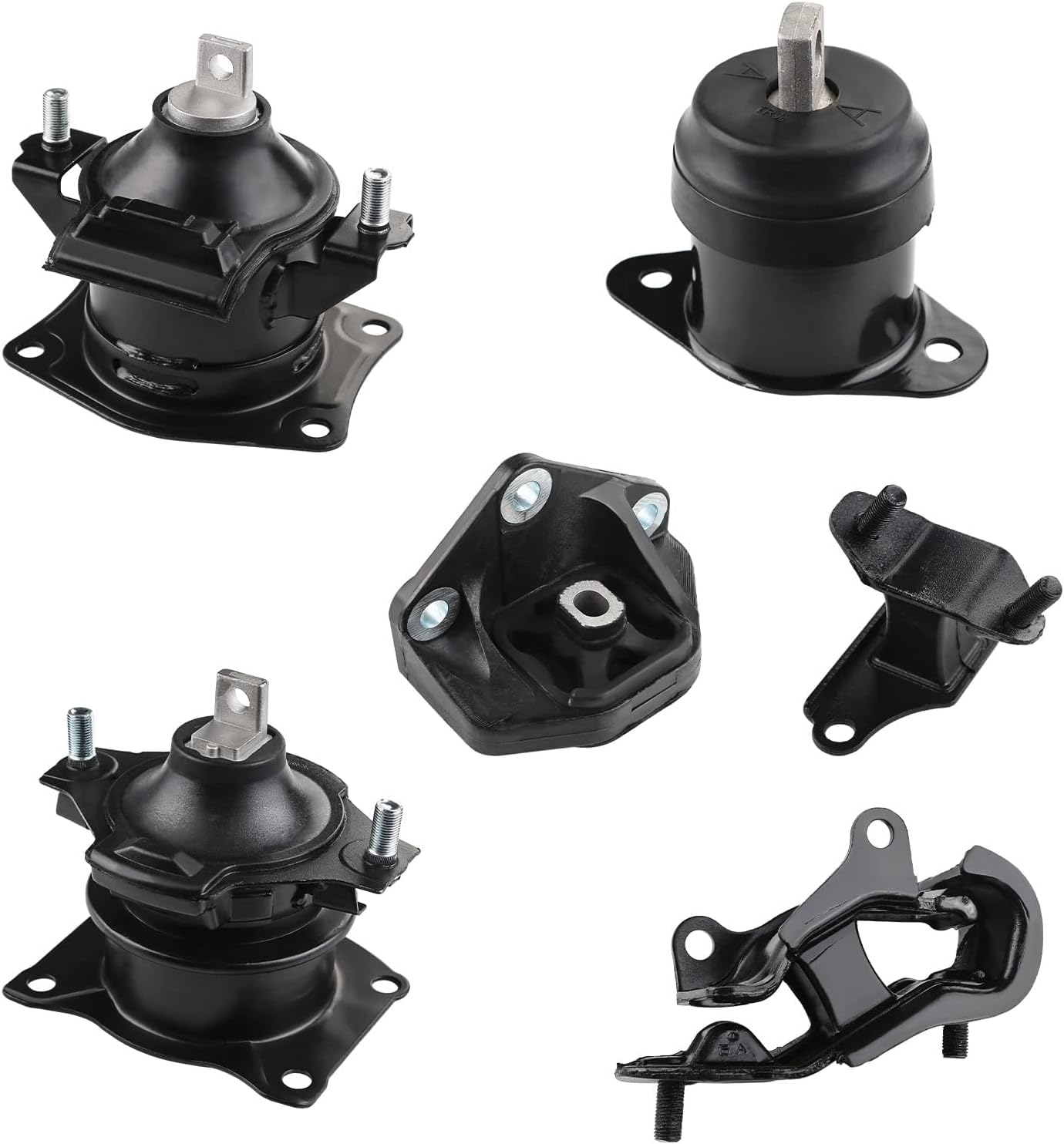 JDMON 6Pcs Engine Motor Mount Set for 2003-2007 Honda Accord 3.0L