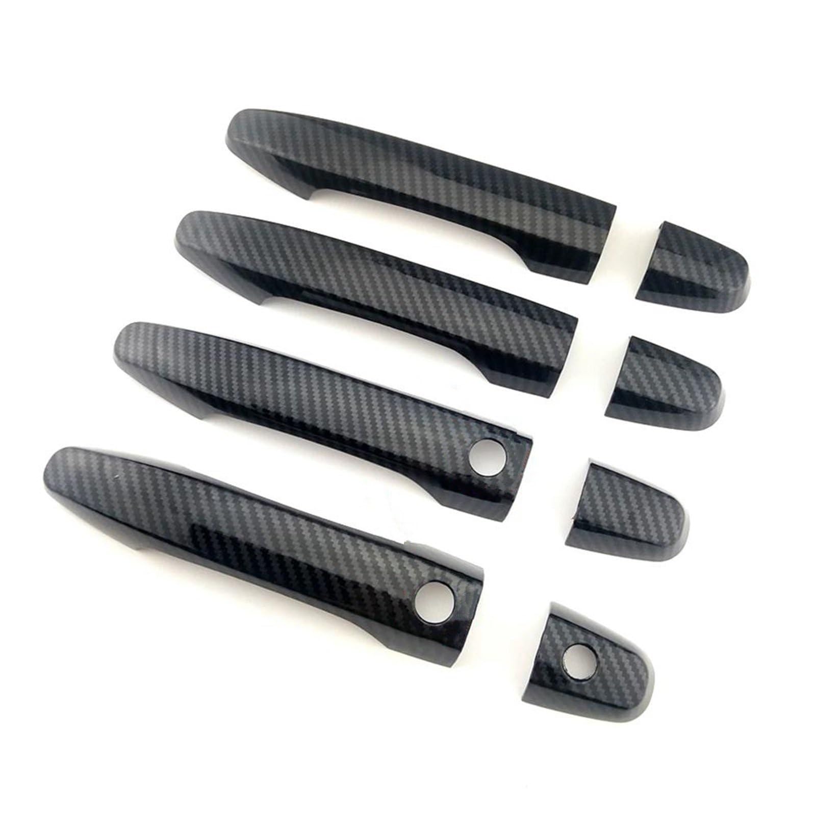 NMJLQW Car Accessories Door Handle Trim ABS Exterior Strip Cover Decorative for CRV CR-V 2012-2016(Style 1)