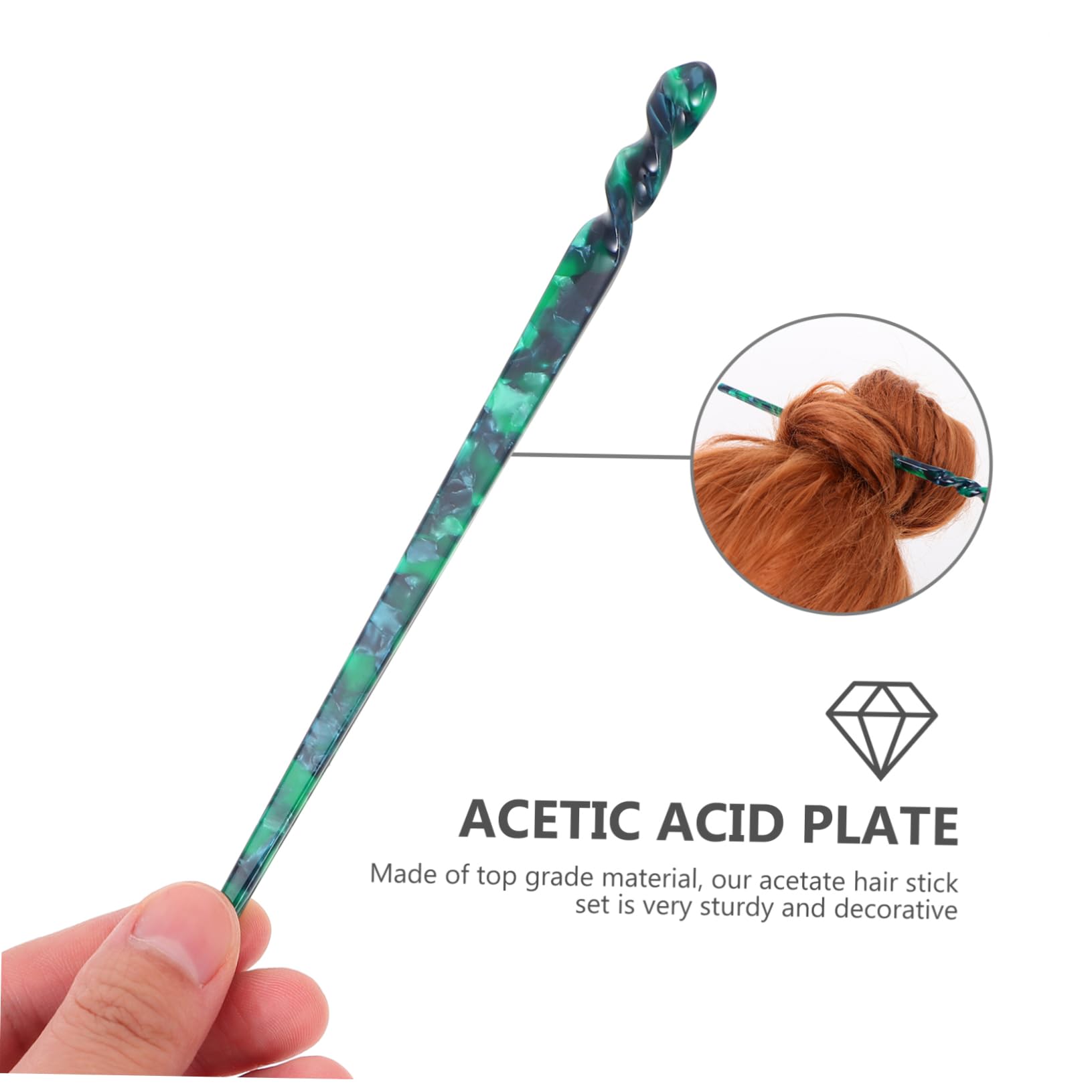 FOMIYES 2 Juegos de Horquillas para El Pelo Estilo Tradicional Chino Decoración Elegante para El Cabello para Mujeres Ideales para Fiestas Cosplay Y Uso Diario 10 Unidades