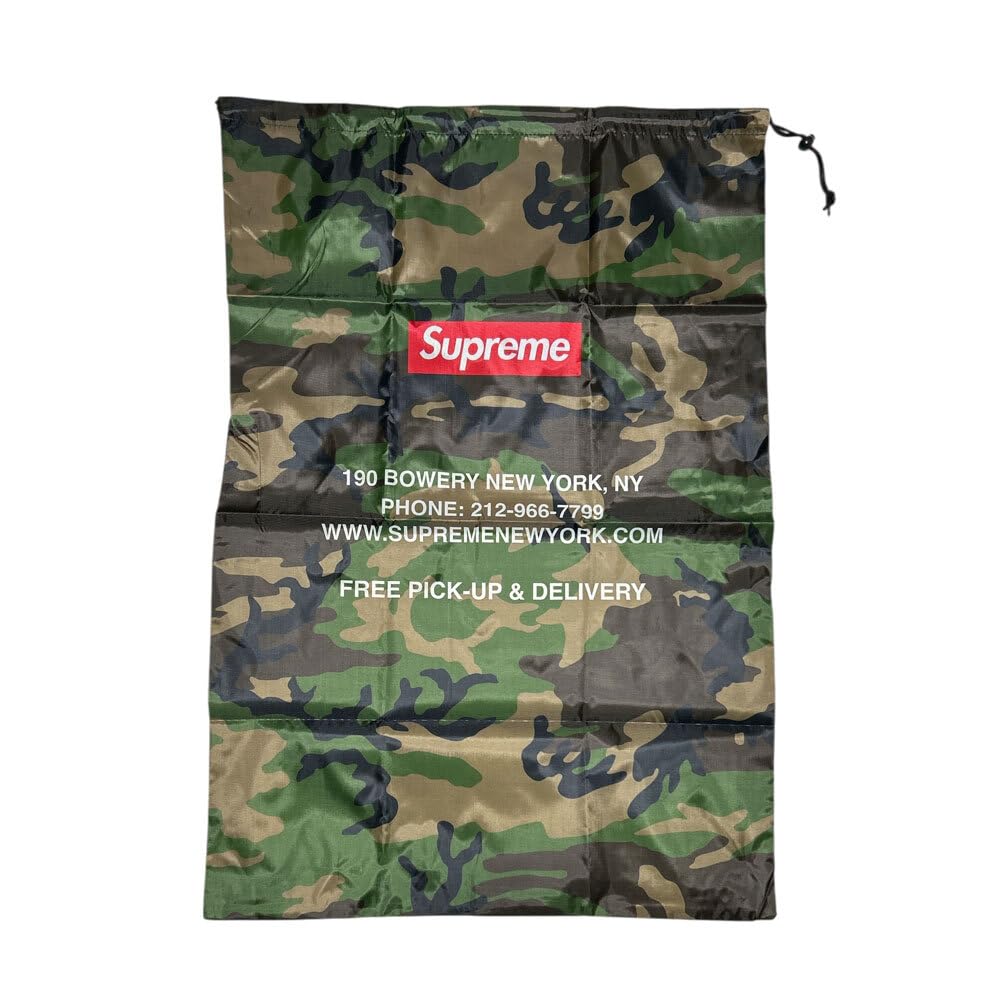 Amazon | [シュプリーム] 非売品 ランドリーバッグ WOODLAND