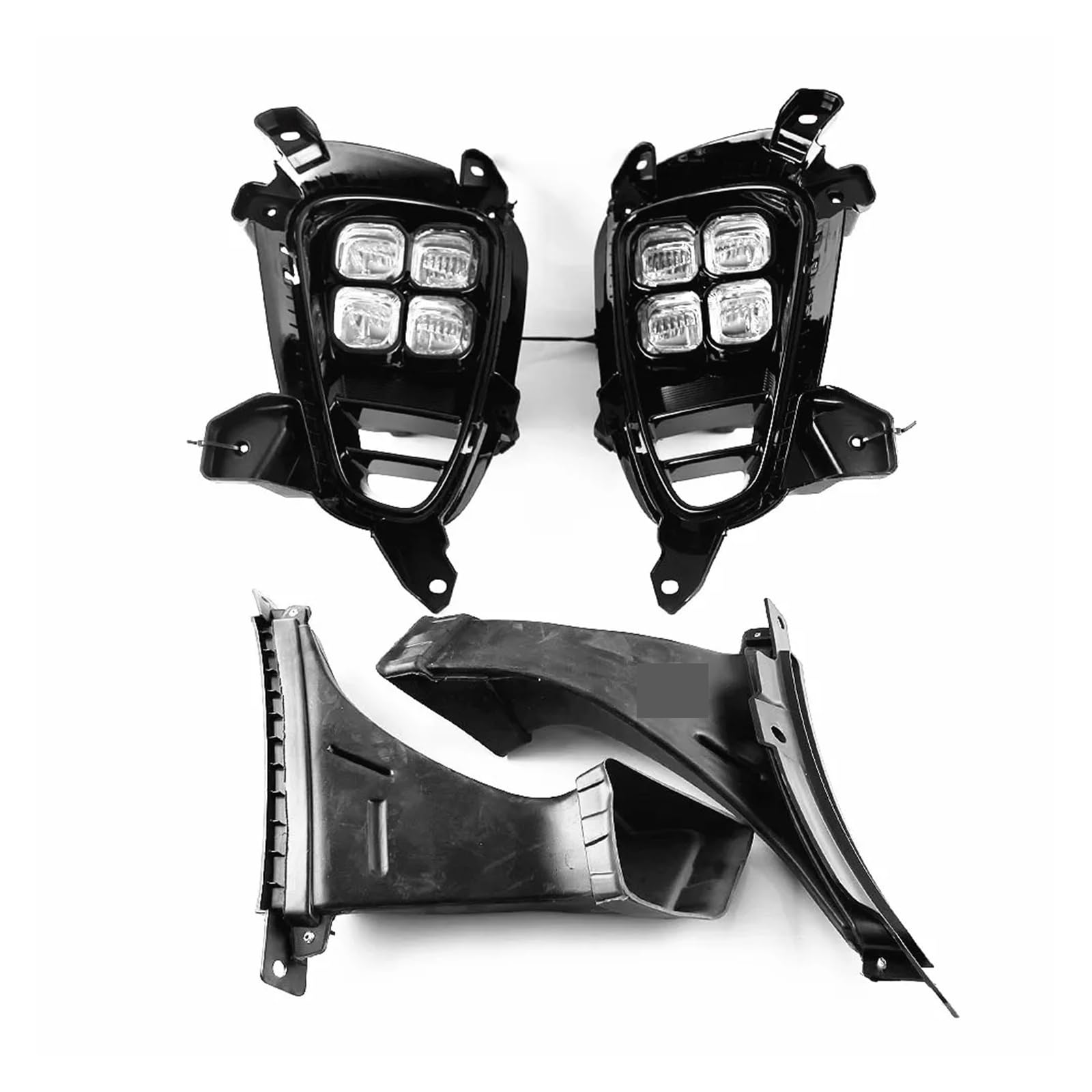 XCZPRKMXY LED DRL Daytime Running Light Front Bumper Driving Fog Lamps Assembly Accessories Compatible with Kia Sorento 2018 2019 2020