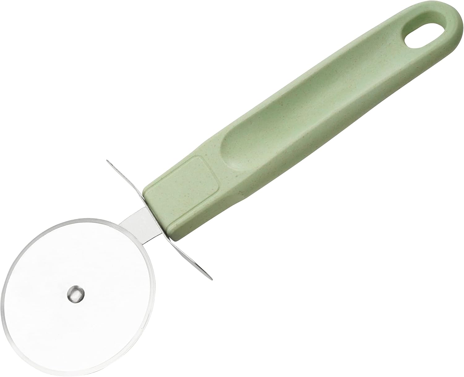 Fackelmann Pizza Cutter 20 cm Eco, Pizza Roller with Ergonomic Handle, High-Quality Kitchen Aid for Easy Cutting of Pizzas (Colour: Mint Green/Light Grey), Quantity: 1 Piece