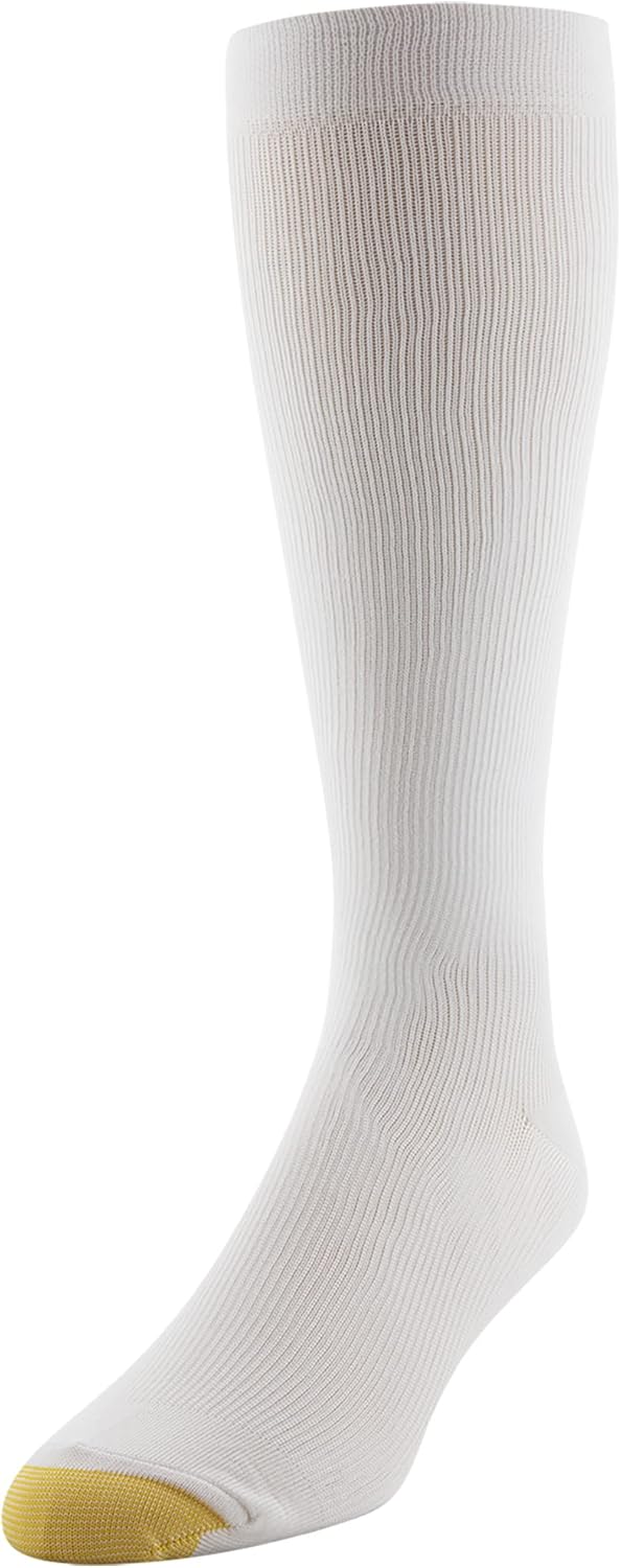 GOLDTOE Men's Mild Compression Over The Calf Socks, Multipairs - Image 2
