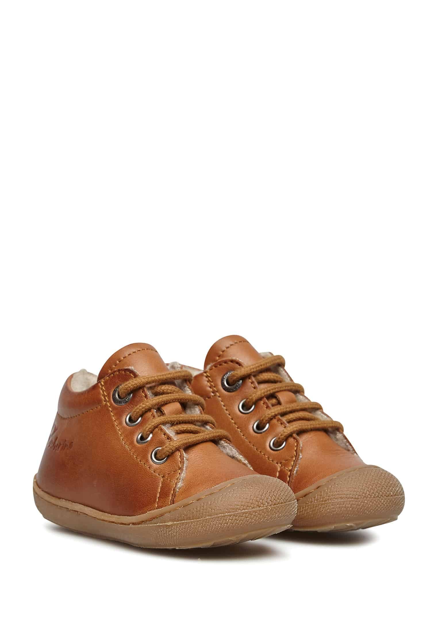 Naturino Chaussures Premiers Pas en Cuir doublés en Laine